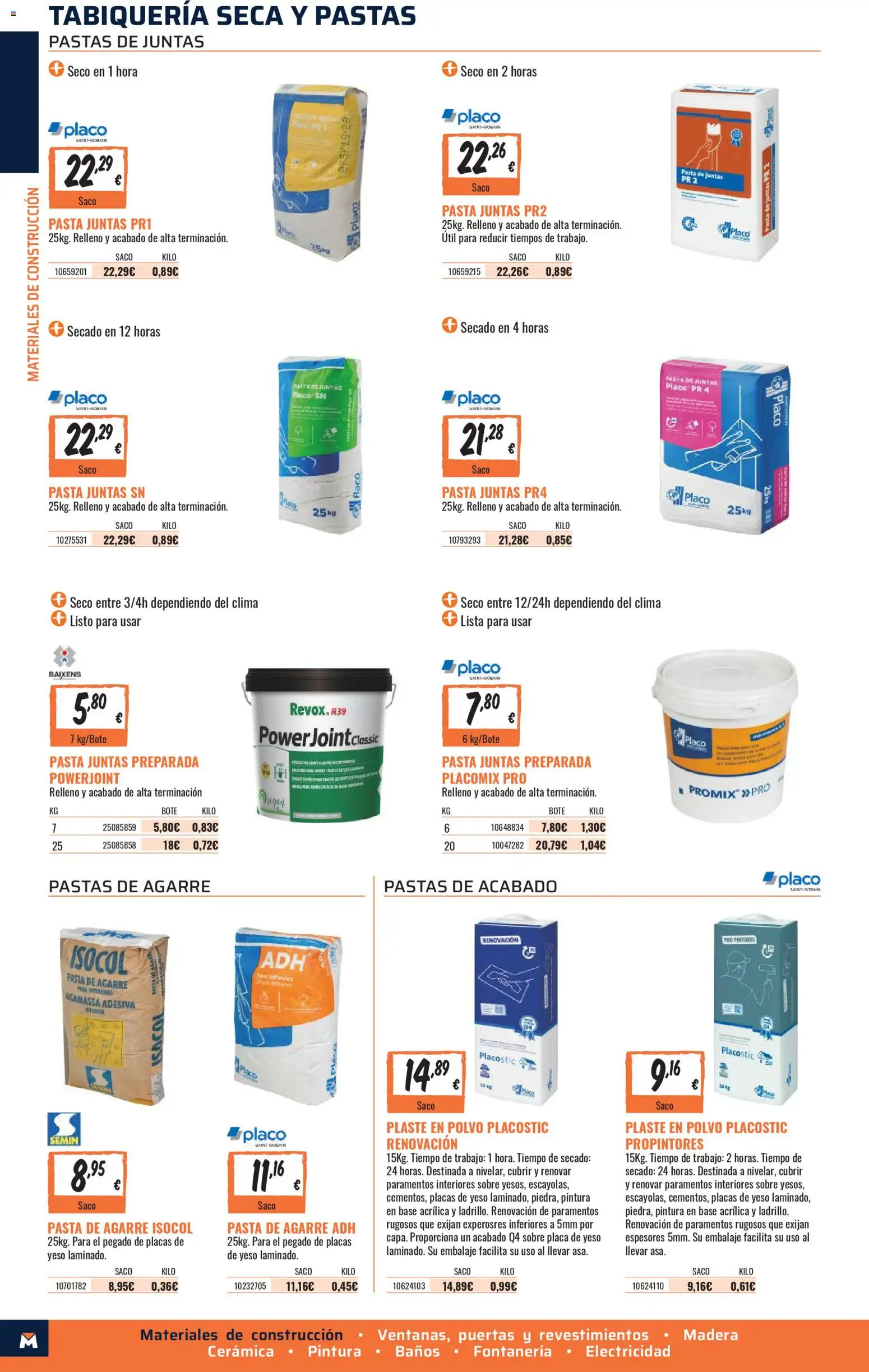 Obramat - Reformas Otono Imprenta Almacenes 15 Santander 2026 │ válido desde el 09/10/2026 | Página: 4 | Productos: Polvo, Pasta, Puertas