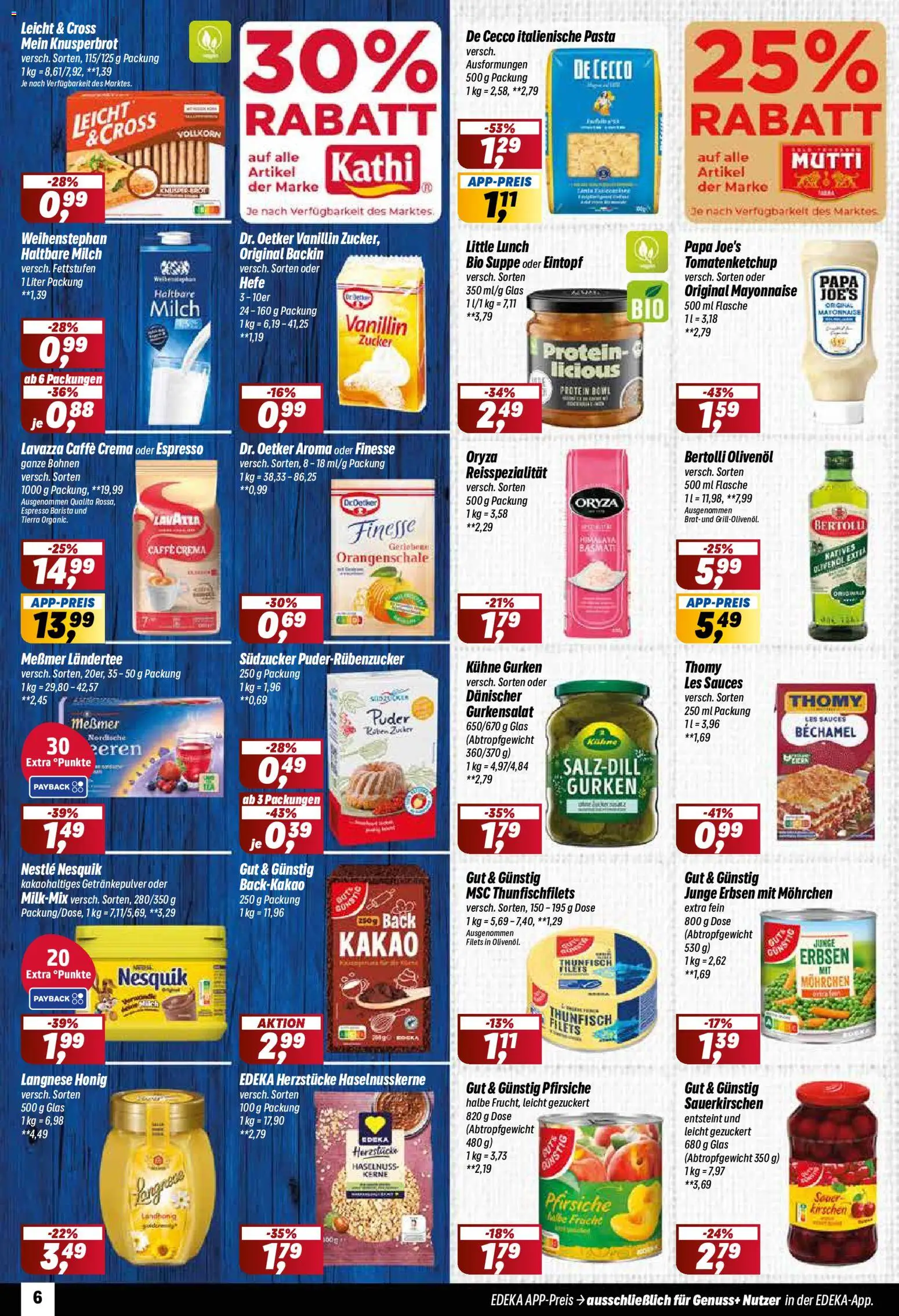 Simmel Prospekt – gültig ab 05.10.2026 | Seite: 6 | Produkte: Olivenol, Kirschen, Pasta, Gurken