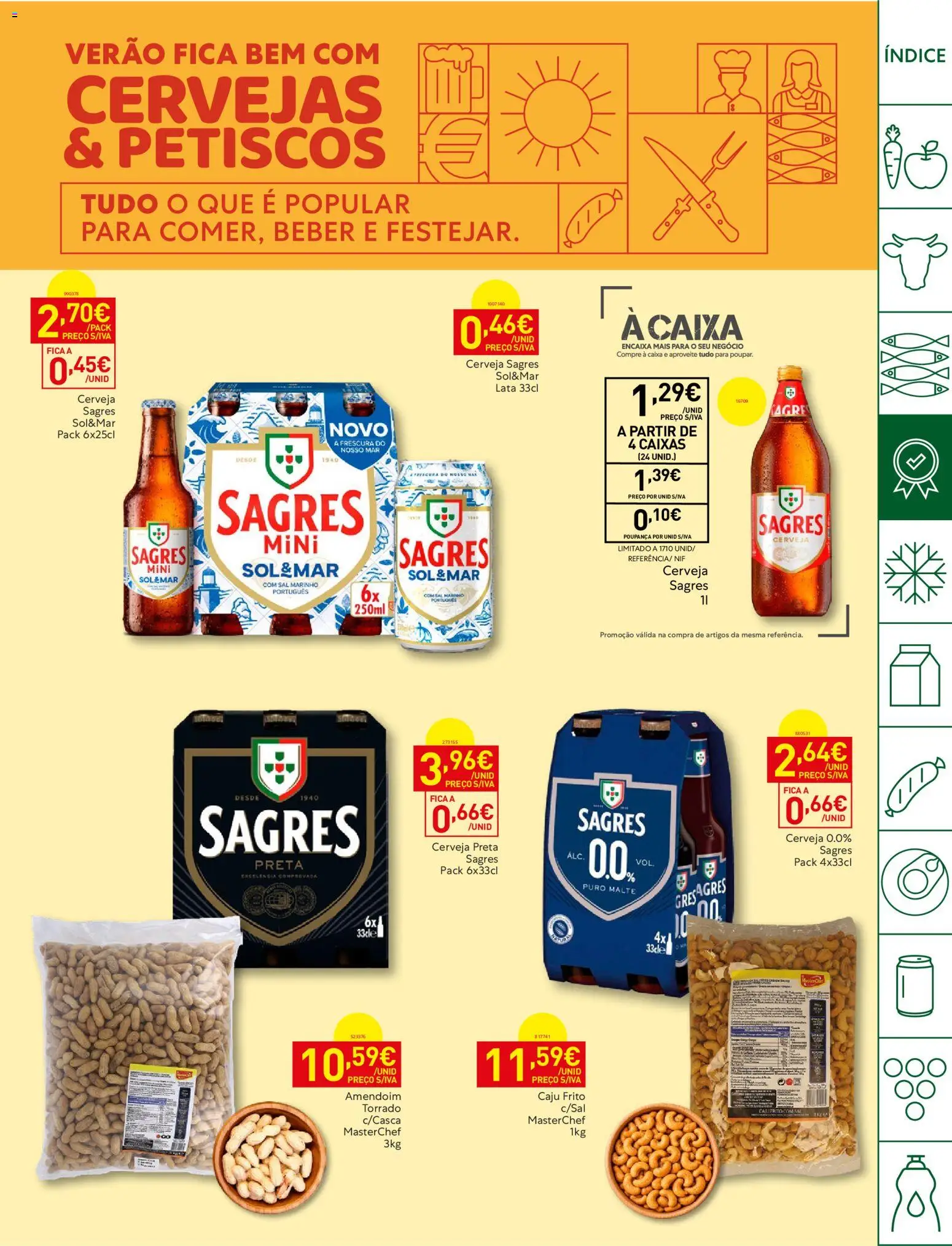 Recheio Horeca │ válido de 04/08/2026 | Página: 13 | Produtos: Sal, Caixa, Cerveja