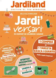Vista previa Jardiland - Jardiversari válido desde el 21.05.2026