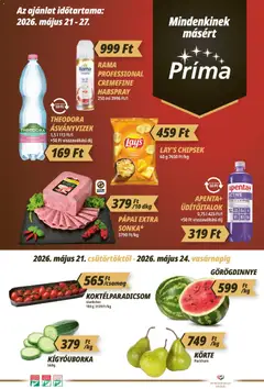 CBA Príma akciós újság - amely érvényes a következő dátumtól: 21.05.2026