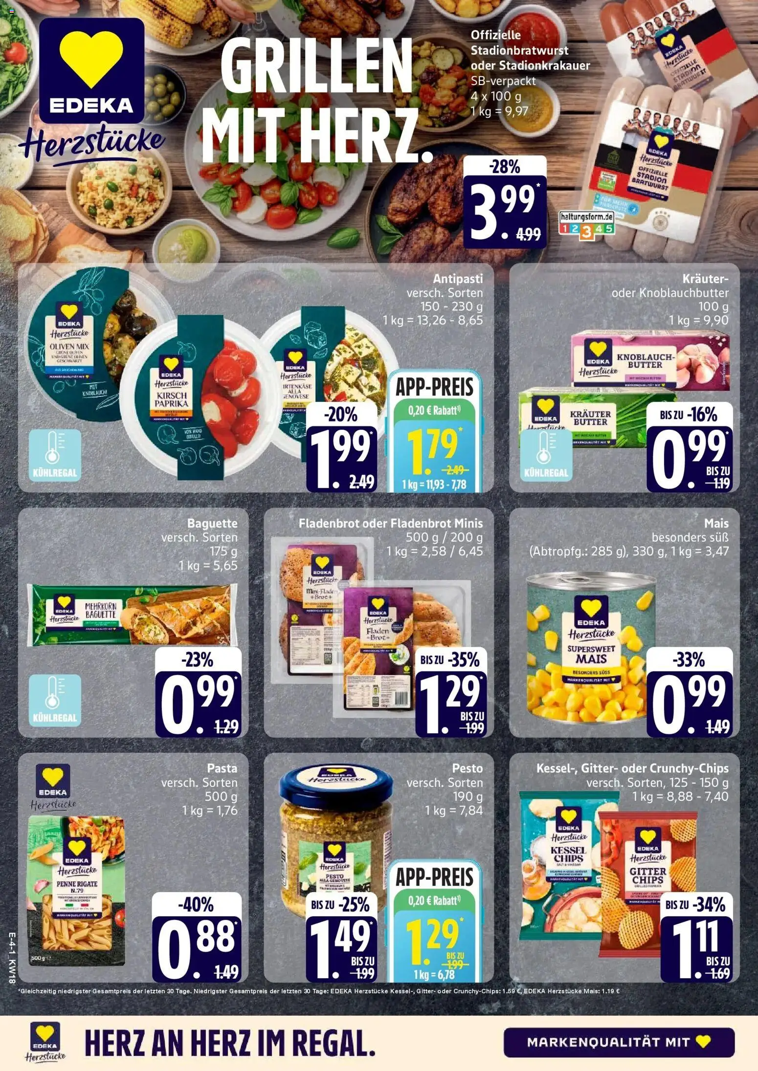 Marktkauf Prospekt Grevesmühlen	 – gültig ab 27.04.2026 | Seite: 4 | Produkte: Butter, Bratwurst, Paprika, Knoblauch
