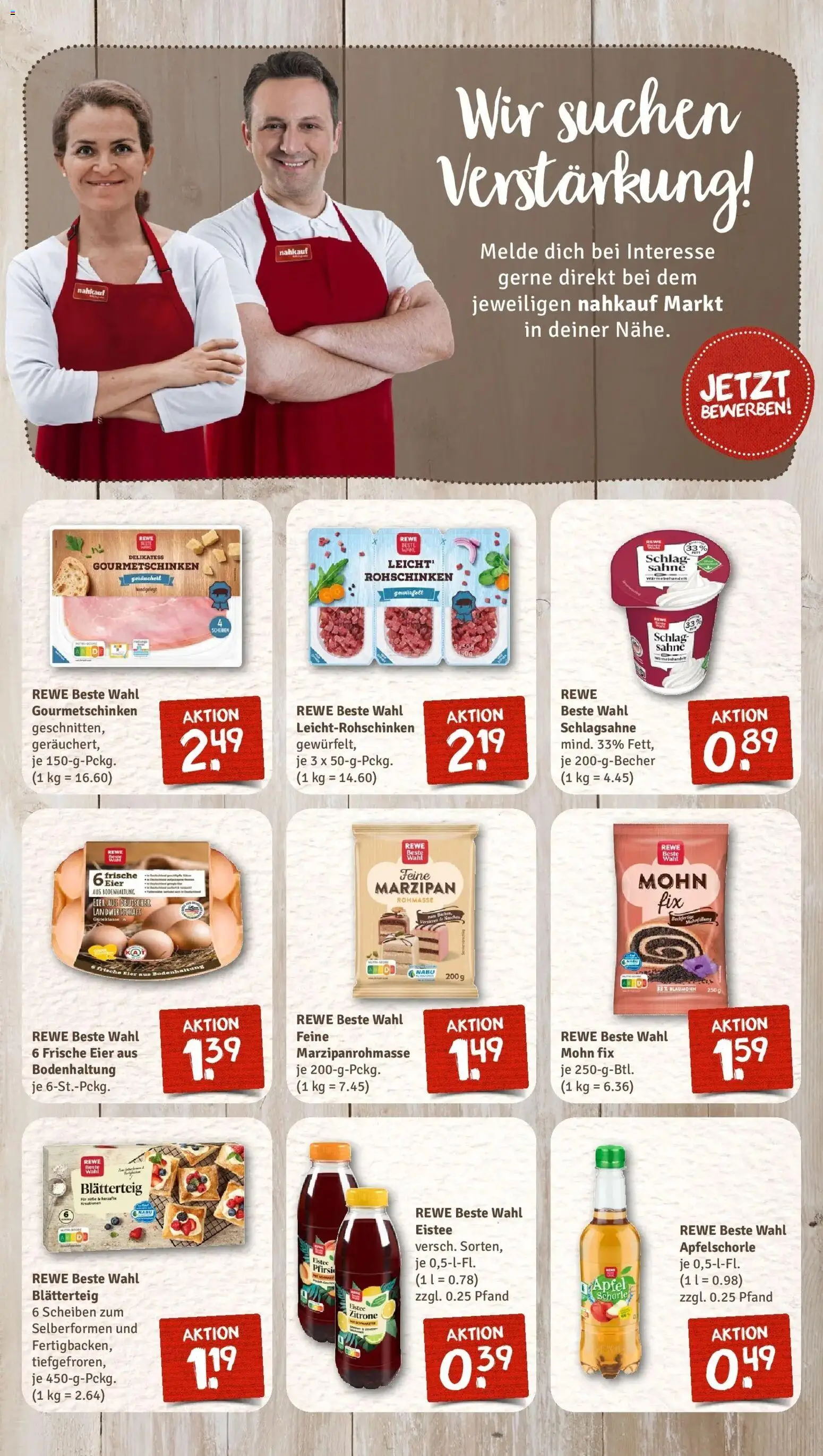 Rewe Prospekt Freyung	 – gültig ab 15.03.2026 | Seite: 7 | Produkte: Schlagsahne, Eier, Apple, Sahne