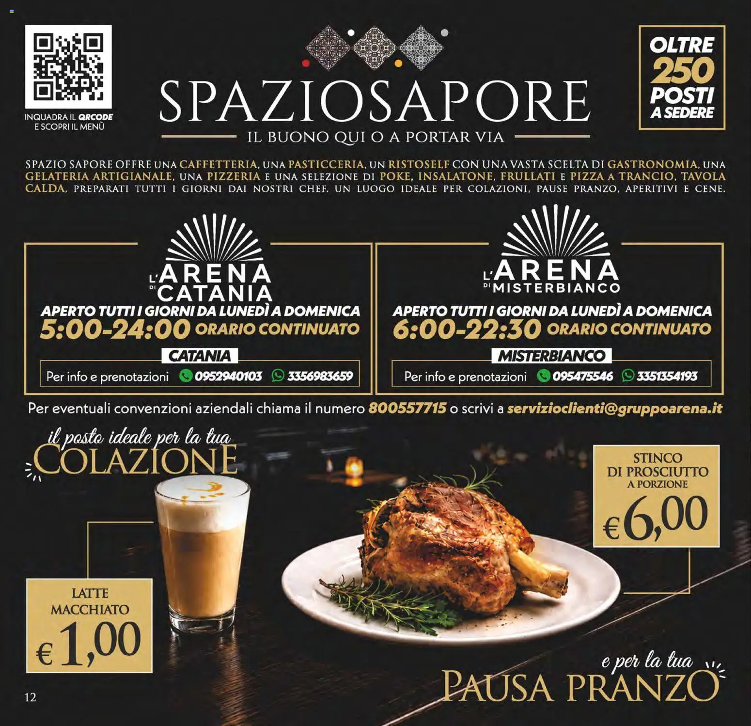 Volantino SuperConveniente del 22/09/2026 | Pagina: 12 | Prodotti: Pizza, Latte, Prosciutto, Frullati