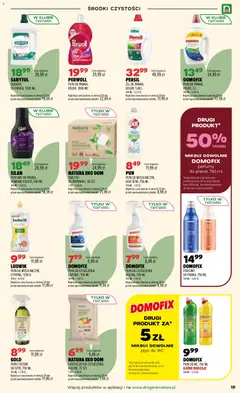 Pogląd oferty "Drogerie Natura gazetka" - ważna od 08.09.2026 | Strona: 19 | Produkty: Chusteczki, Chusteczki do czyszczenia, Persil, Perwoll