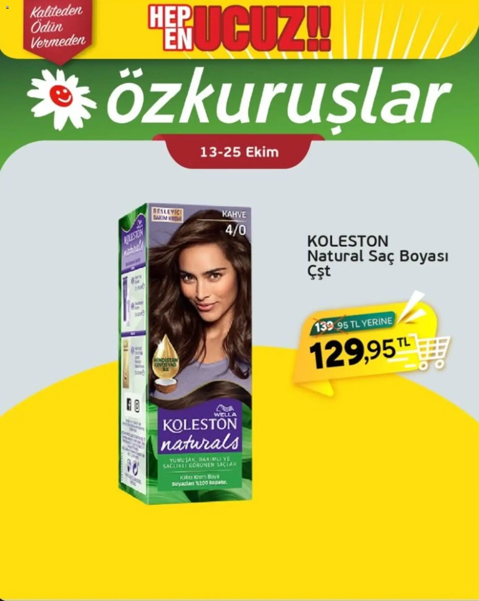 Özkuruşlar İndirim - 14 Ekim 2026 tarihinden itibaren geçerlidir | Sayfa: 3 | Ürünler: Krem, Kahve