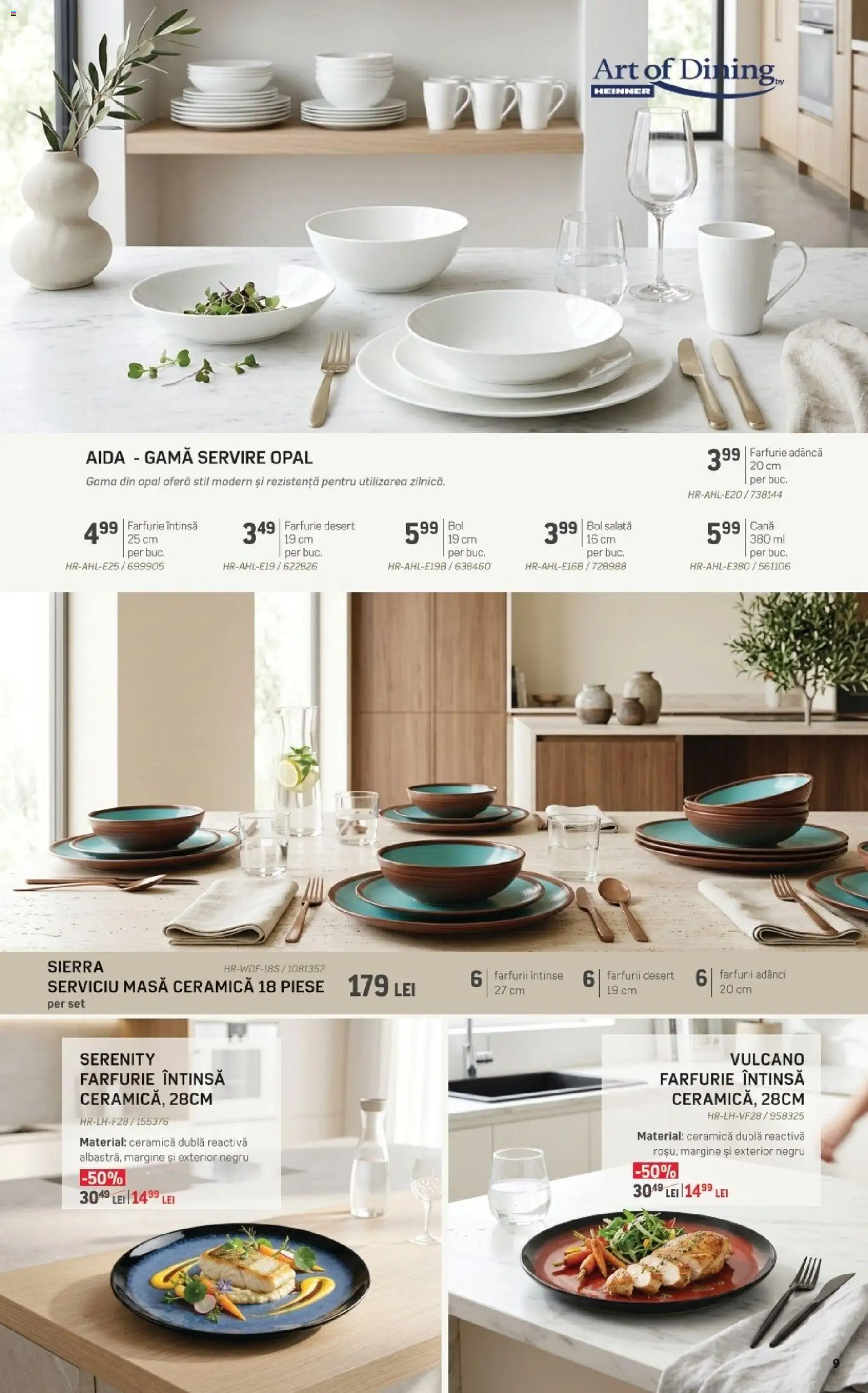 Noul catalog Selgros – valabil de la 05.06.2026 | Pagină: 9 | Produse: Bol, Masă, Farfurie, Salată
