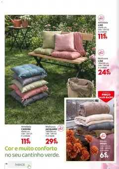 Pré-visualização Conforama Jardim válido de 19.03.2026 | Página: 38 | Produtos: Almofada, Cadeira
