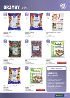 Pogląd oferty "Makro gazetka - Mrożonki" - ważna od 01.05.2026 | Strona: 17 | Produkty: Boczniaki, Sos