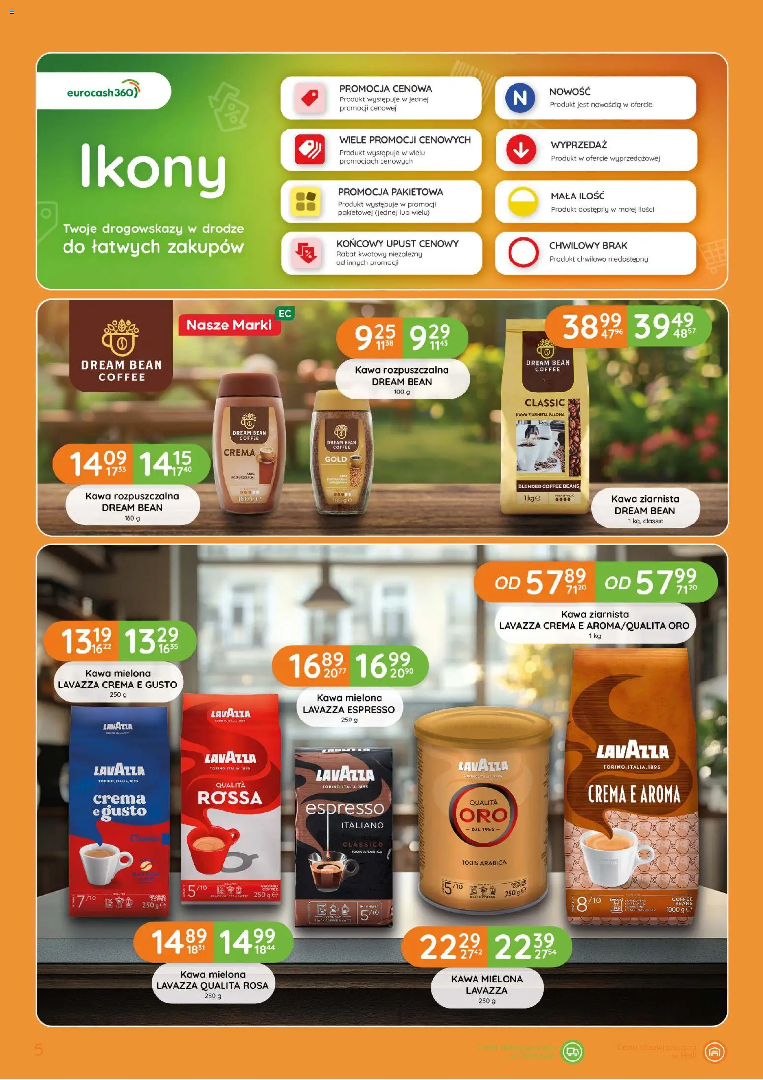 Eurocash gazetka - Katalog Studencka Przerwa na Kawę od 08.10.2026 | Strona: 5 | Produkty: Lavazza crema, Kawa ziarnista, Lavazza, Lavazza espresso