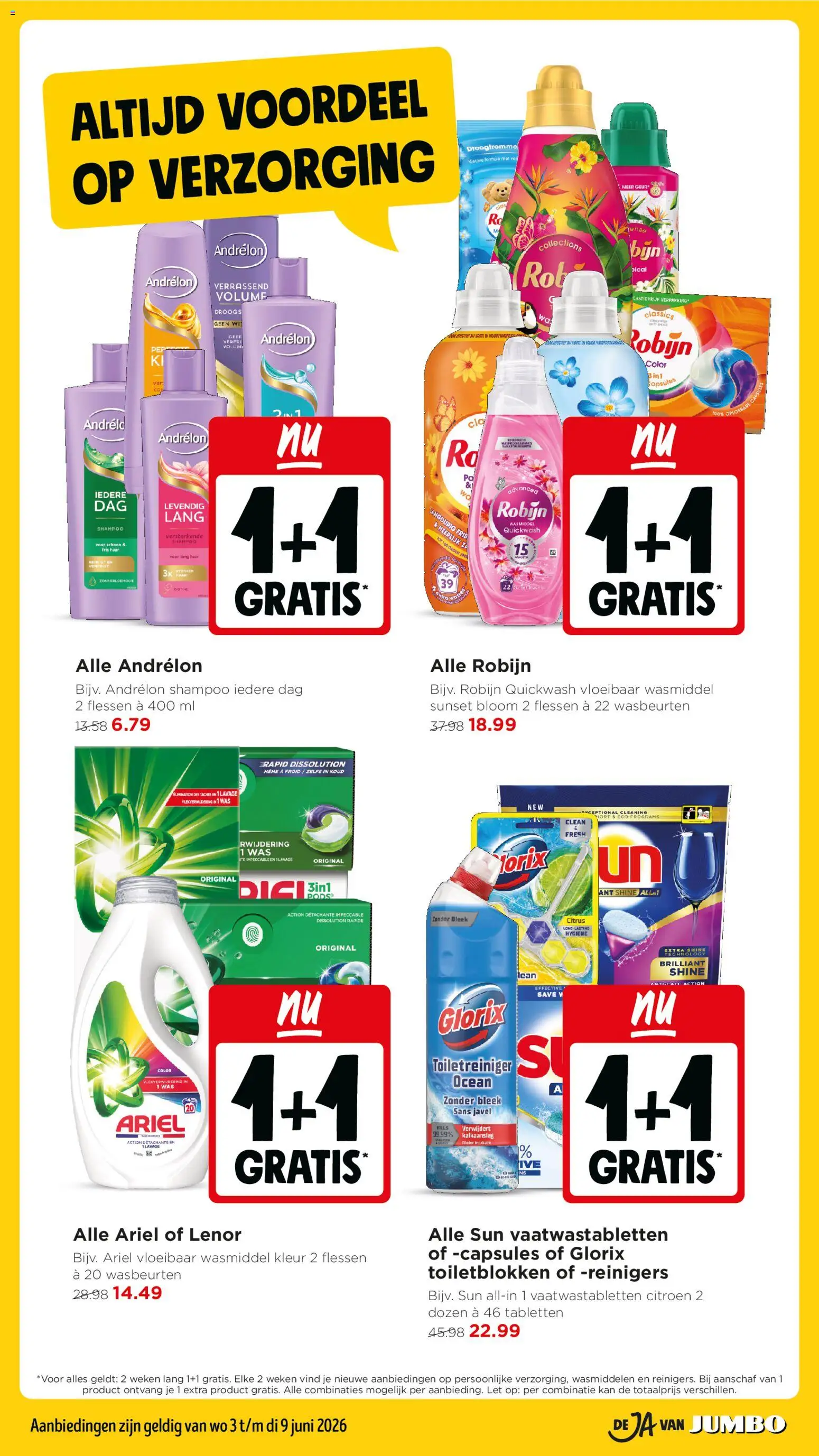 {H1} | Pagina: 33 | Producten: Wasmiddel, Citroen, Robijn, Kan