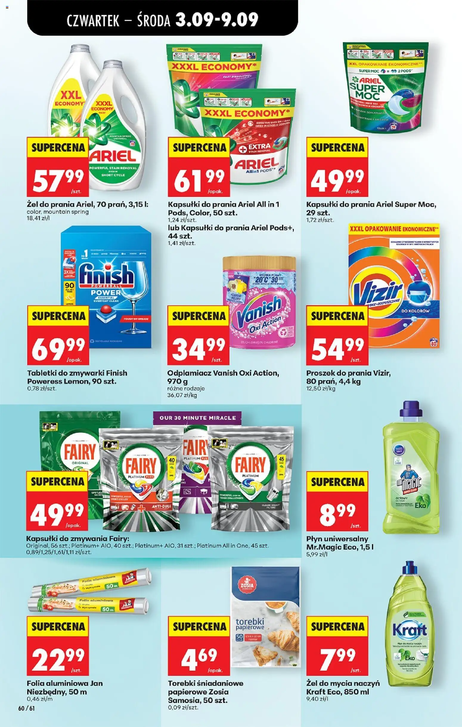 Biedronka gazetka od czwartku od 03.09.2026 | Strona: 68 | Produkty: Vanish, Cleaner, Vizir, Detergent