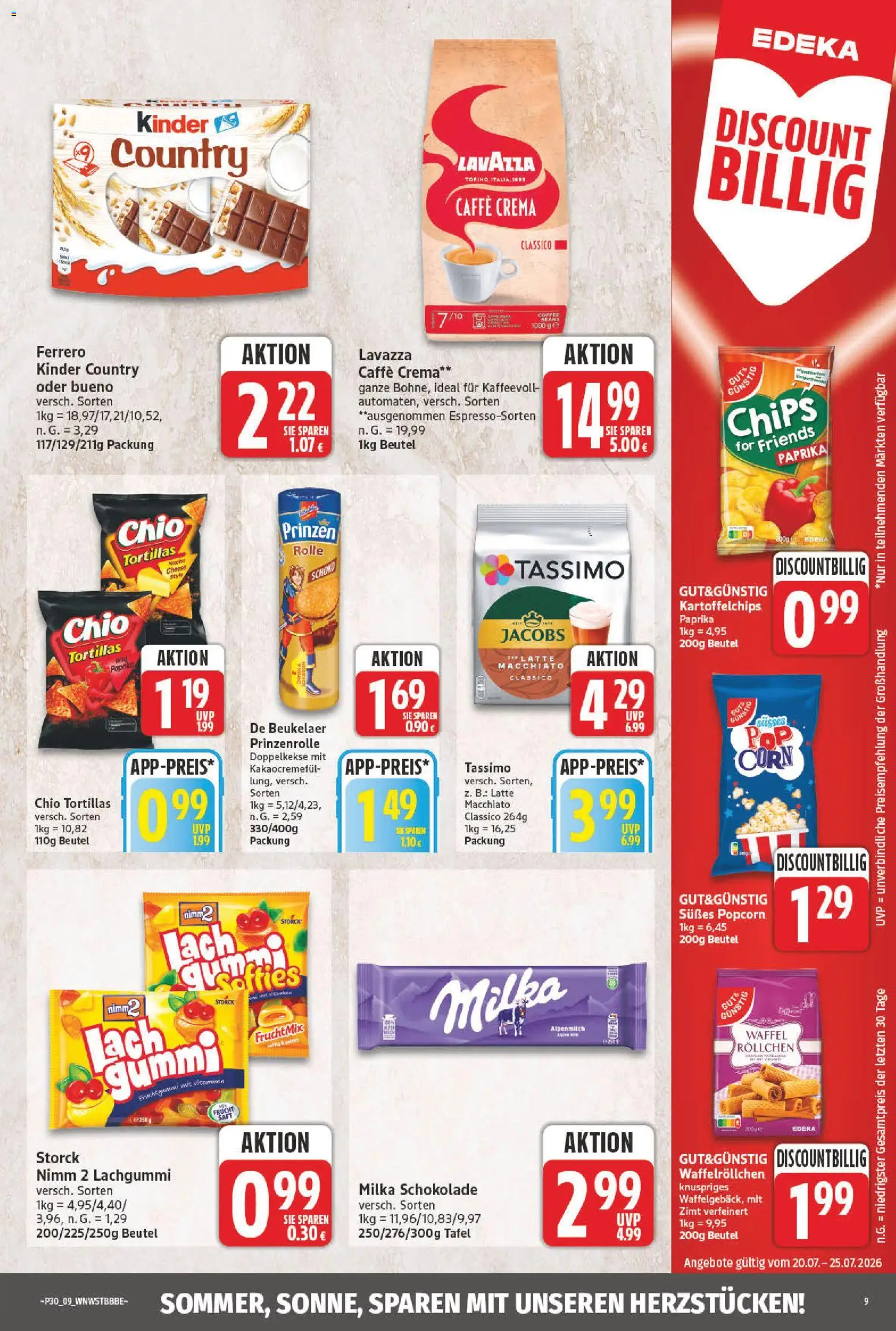 NP Discount Prospekt – gültig ab 20.07.2026 | Seite: 11 | Produkte: Schokolade, Milka schokolade, Paprika, Chips