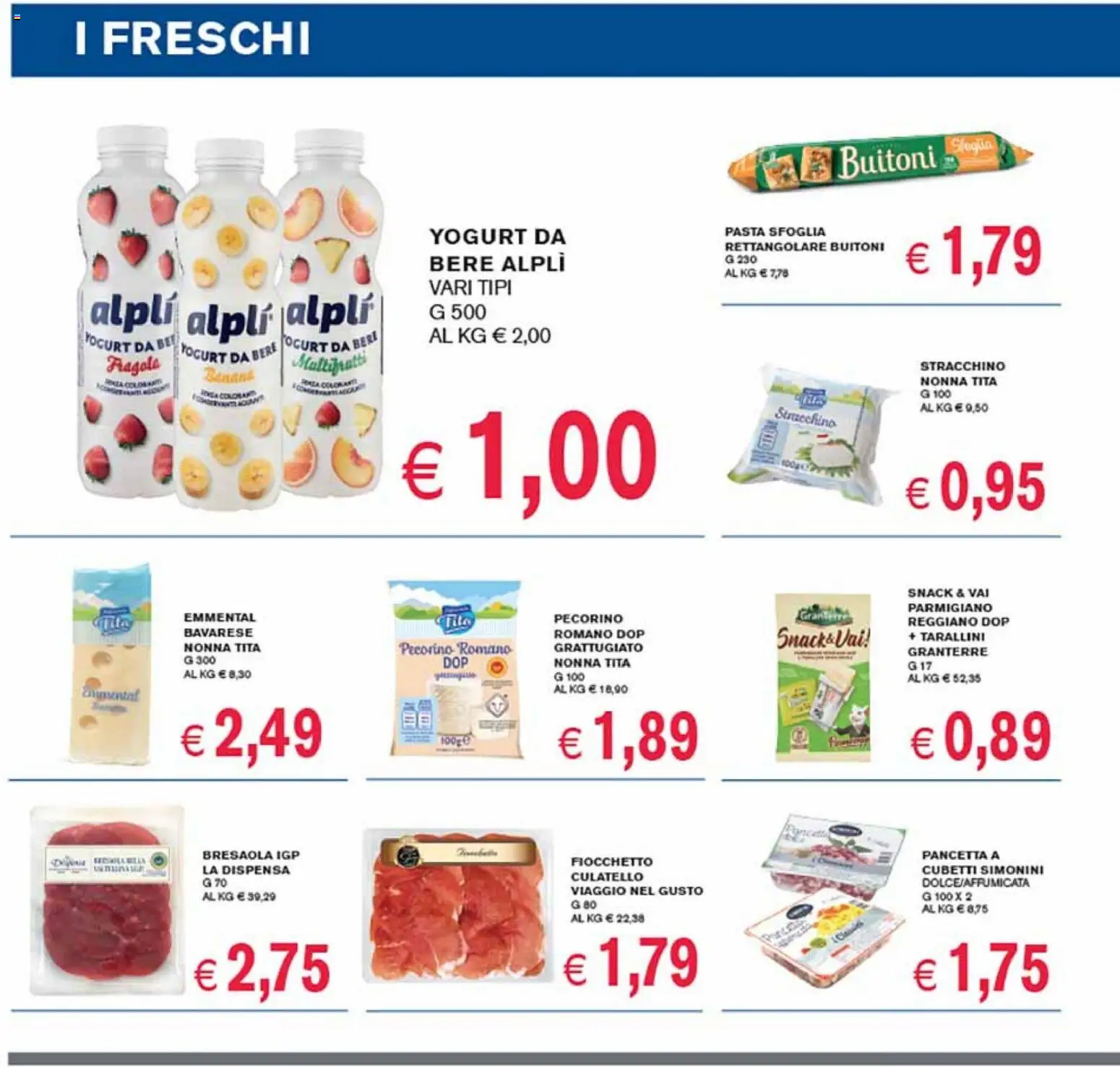 Volantino Coal del 16/07/2026 | Pagina: 6 | Prodotti: Yogurt, Stracchino, Parmigiano, Pecorino Romano