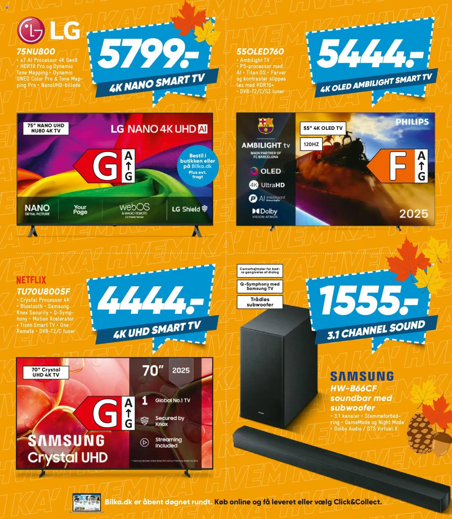 Bilka tilbudsavis – gyldig fra 23/10/2026 | Side: 36 | Produkter: Processor, Soundbar, Smart TV, TV