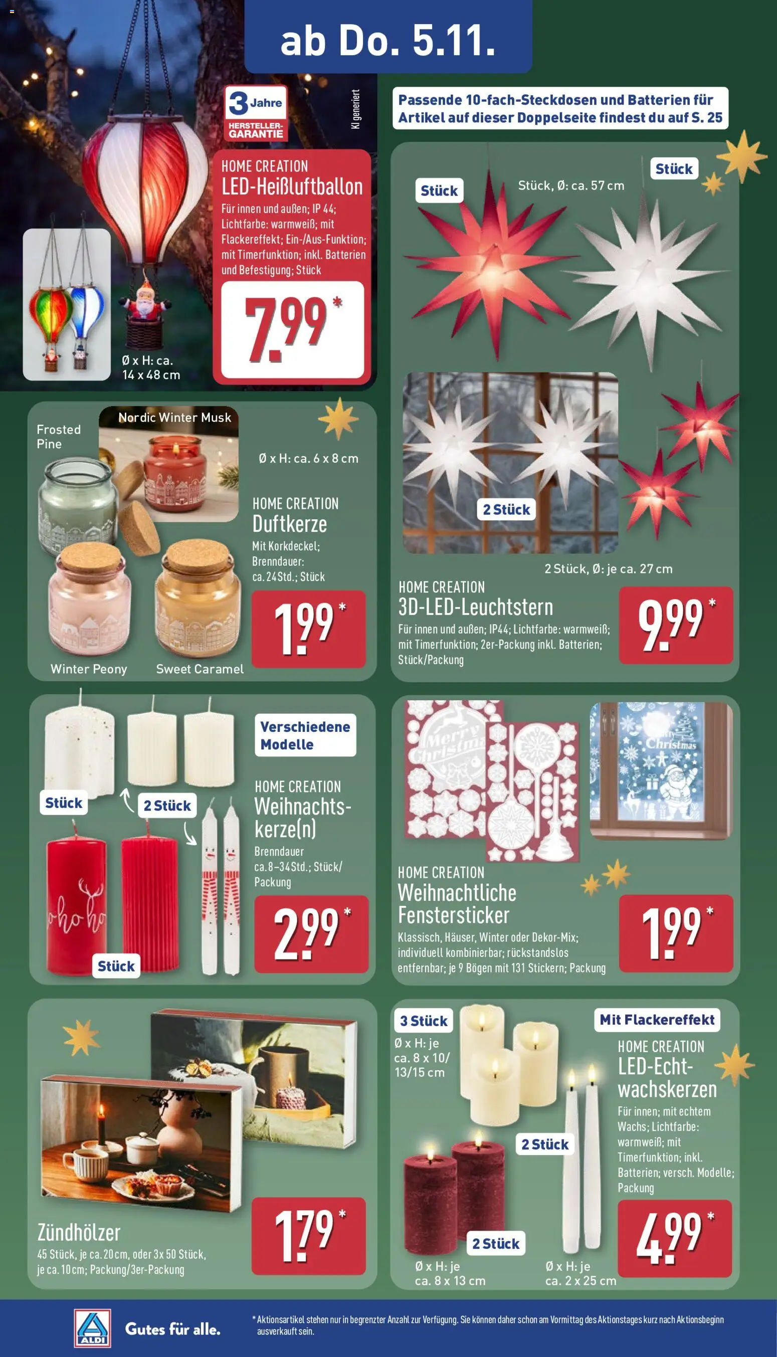 Aldi Prospekt – gültig ab 02.11.2026 | Seite: 11 | Produkte: Batterien, Home creation