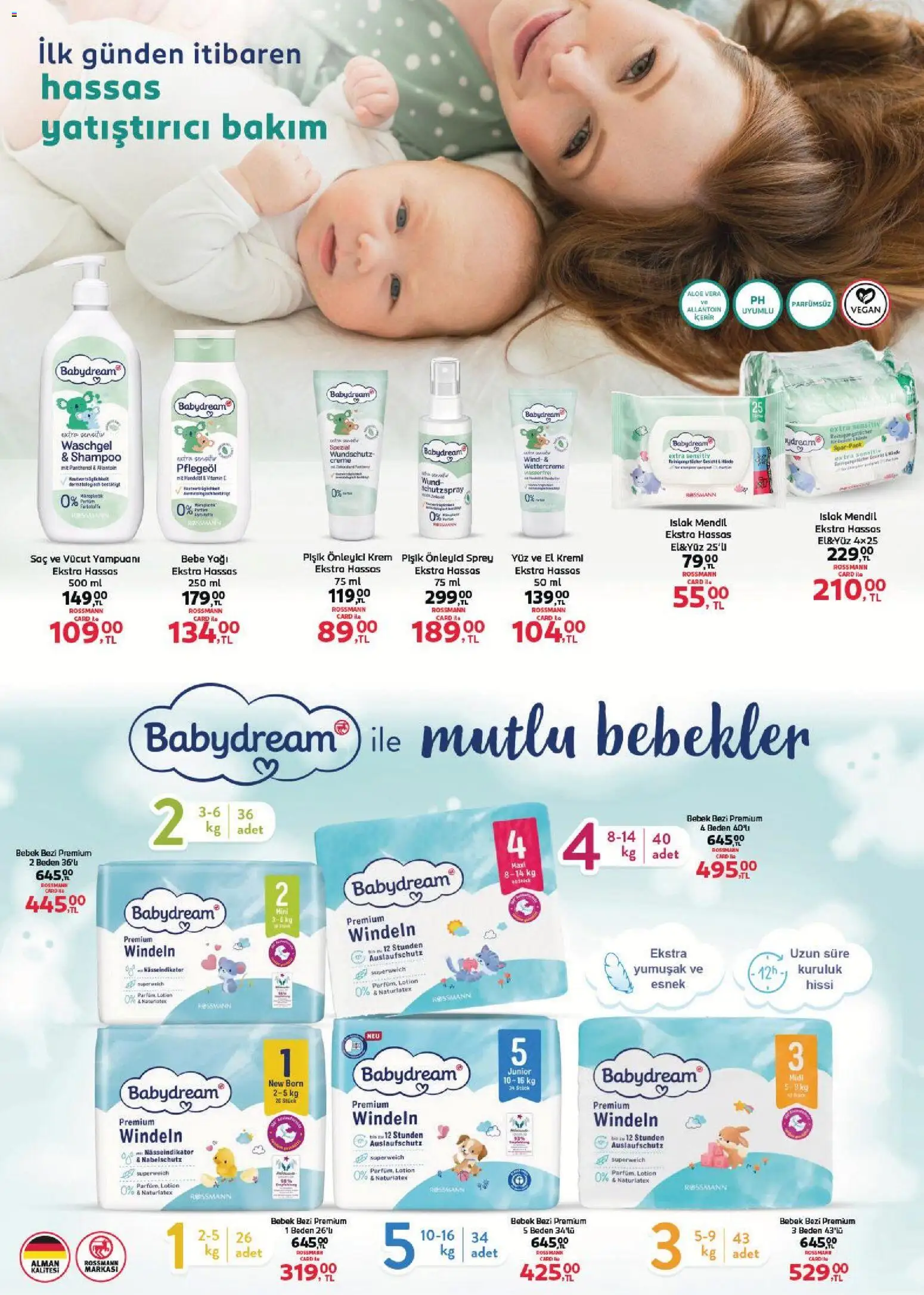 Rossmann - Mayıs Kişisel Bakım Kataloğu - 30.04.2026 tarihinden itibaren geçerlidir | Sayfa: 33 | Ürünler: Mendil, Krem, El kremi