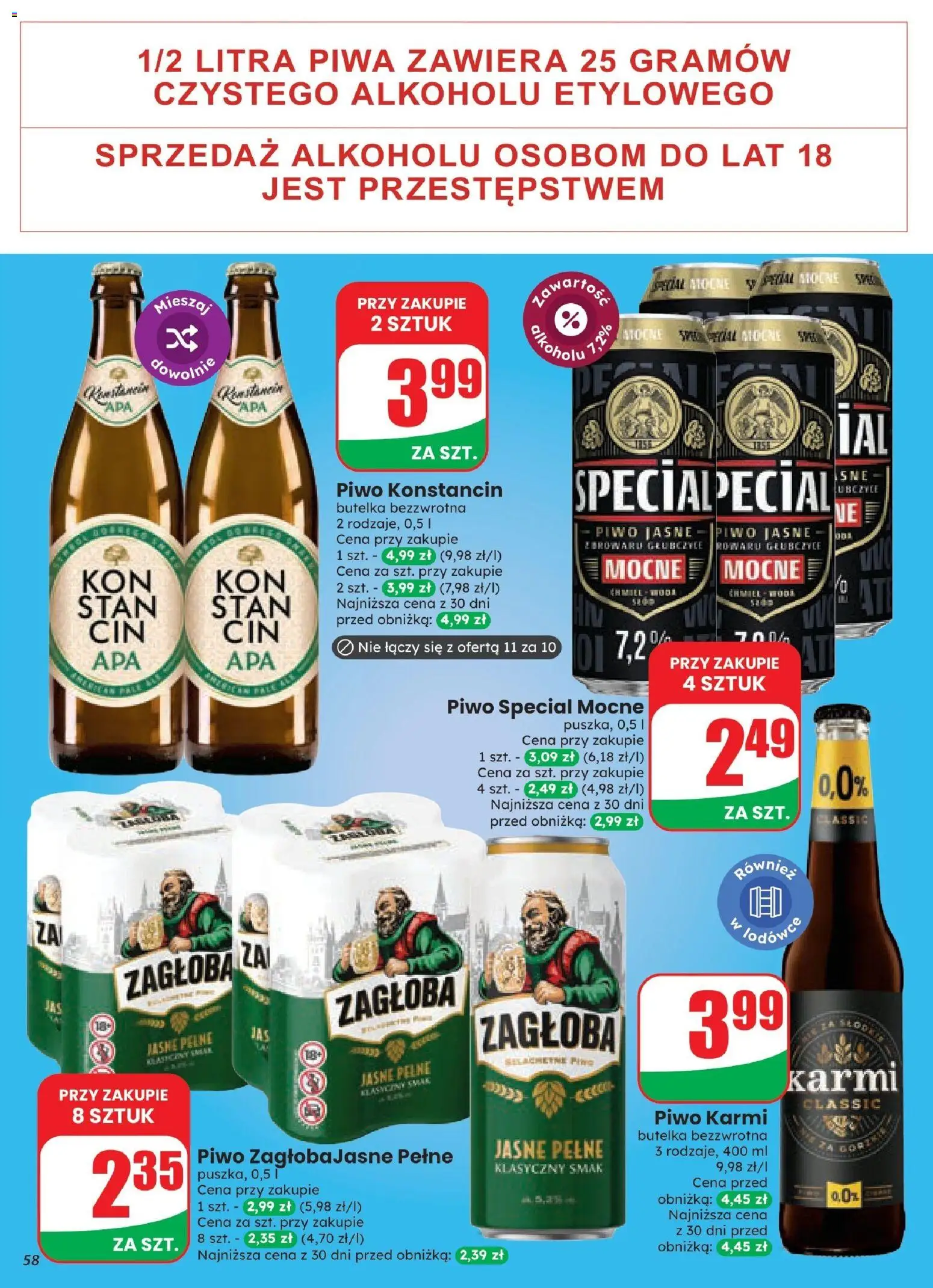 Dino gazetka od 21.10.2026 | Strona: 58 | Produkty: Piwo
