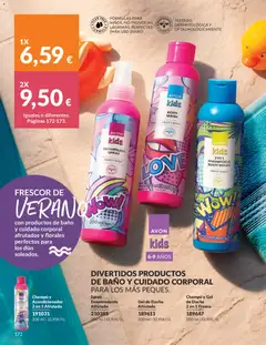 Vista previa Catálogo AVON campaña 6 válido desde el 01.06.2026 | Página: 172 | Productos: Champú, Gel de ducha, Body, Baño