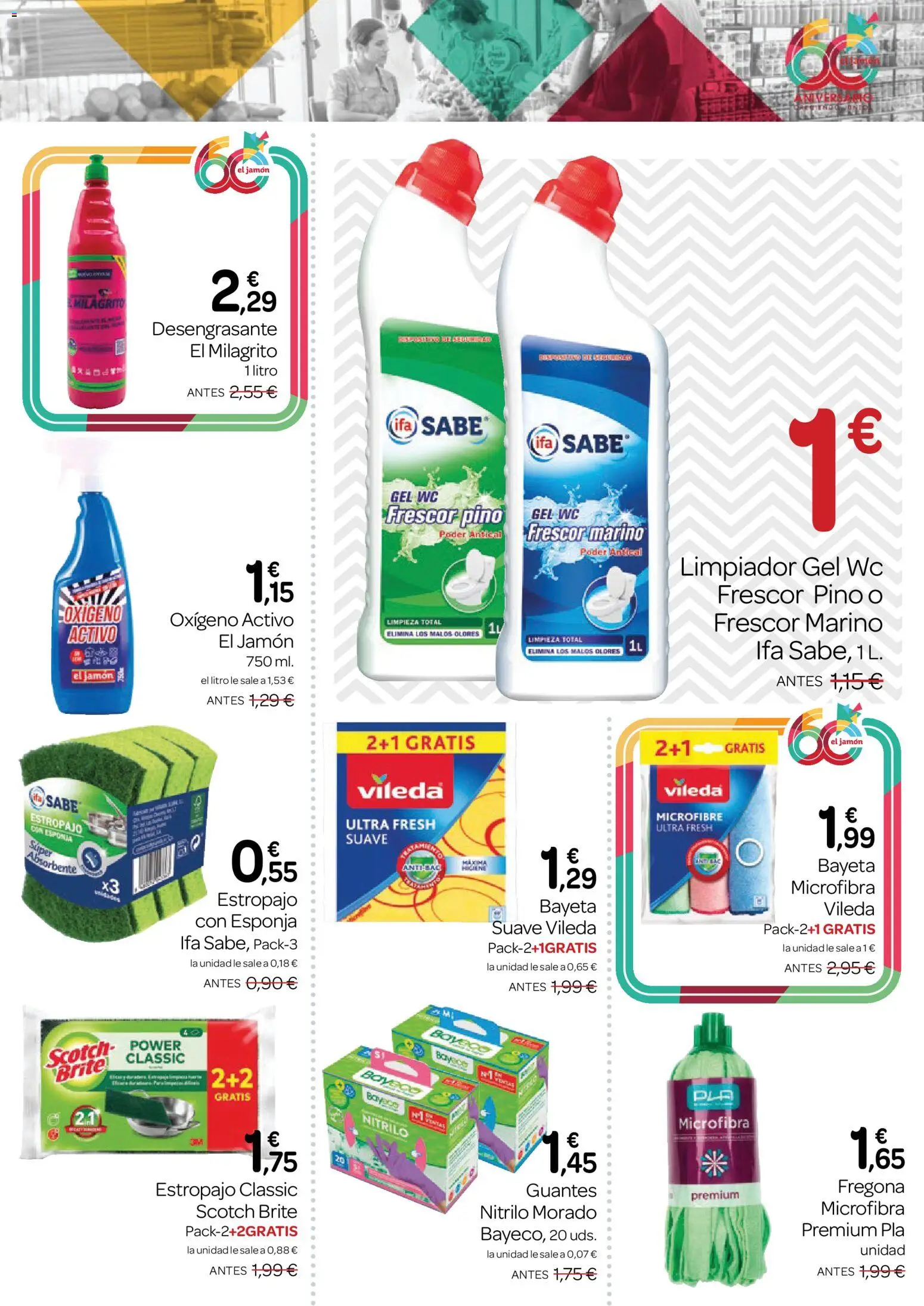 Supermercados El Jamón folleto │ válido desde el 24/09/2026 | Página: 27 | Productos: Esponja, Jamón, Guantes