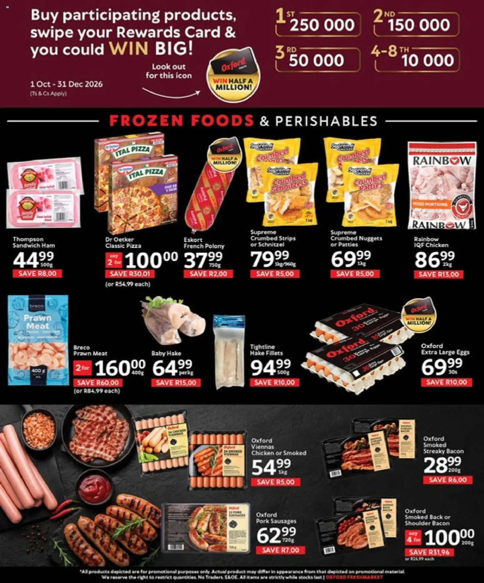 New Oxford Freshmarket catalogue – valid from 21/10/2026 | Page: 9 | Products: Pizza, Chicken, Pork, Bacon
