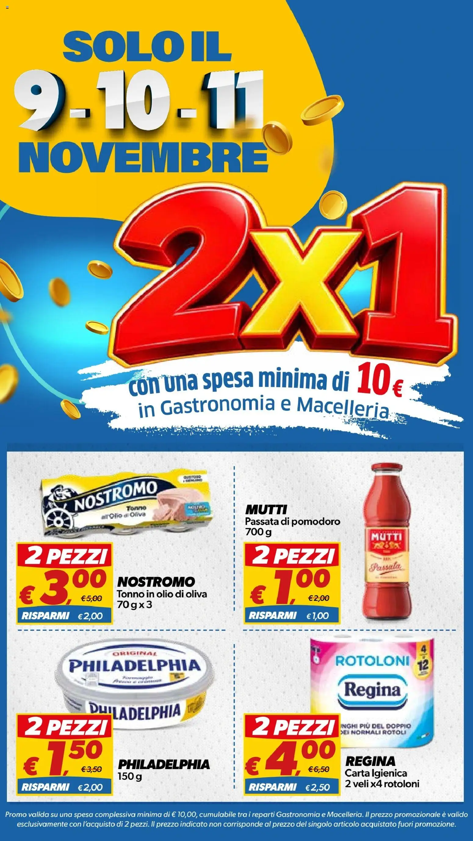 Volantino Primo Prezzo del 29/10/2026 | Pagina: 44 | Prodotti: Pomodoro, Olio, Passata di pomodoro, Tonno