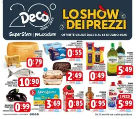 Anteprima del volantino Decò volantino MaxiStore Lazio valido a partire dal 08.06.2026