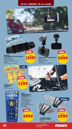 HOMASITA, AUTÓS KAMERA ÉS TOLATÓ KAMERA*, visszapillantó, tükörre rögzíthető, kijelző: 4,3", FullHD, 170°-os nagylátószögű kamera, 450mAh, bolti készlet: min. 1 db/üzlet - amely érvényes a következő dátumtól: 07.05.2026 | Oldal: 39 | Termékek: Fejlámpa, Kamera, Óra