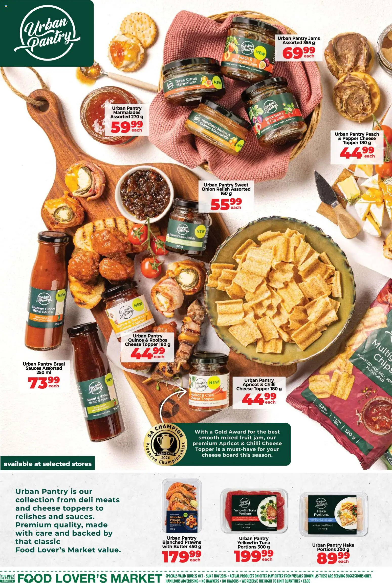 New Food Lover's Market catalogue – valid from 22/10/2026 | Page: 10 | Products: Cheese, Sauces, Jams, Sauce