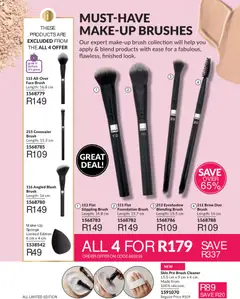 Avon specials catalogue – valid from 01/09/2026 | Page: 49 | Products: Foundation, Concealer, Blush, Brush