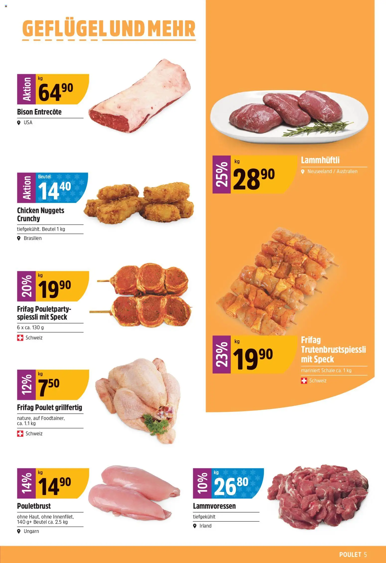 TopCC aktionen – gültig ab 15.06.2026 | Seite: 5 | Produkte: Pouletbrust