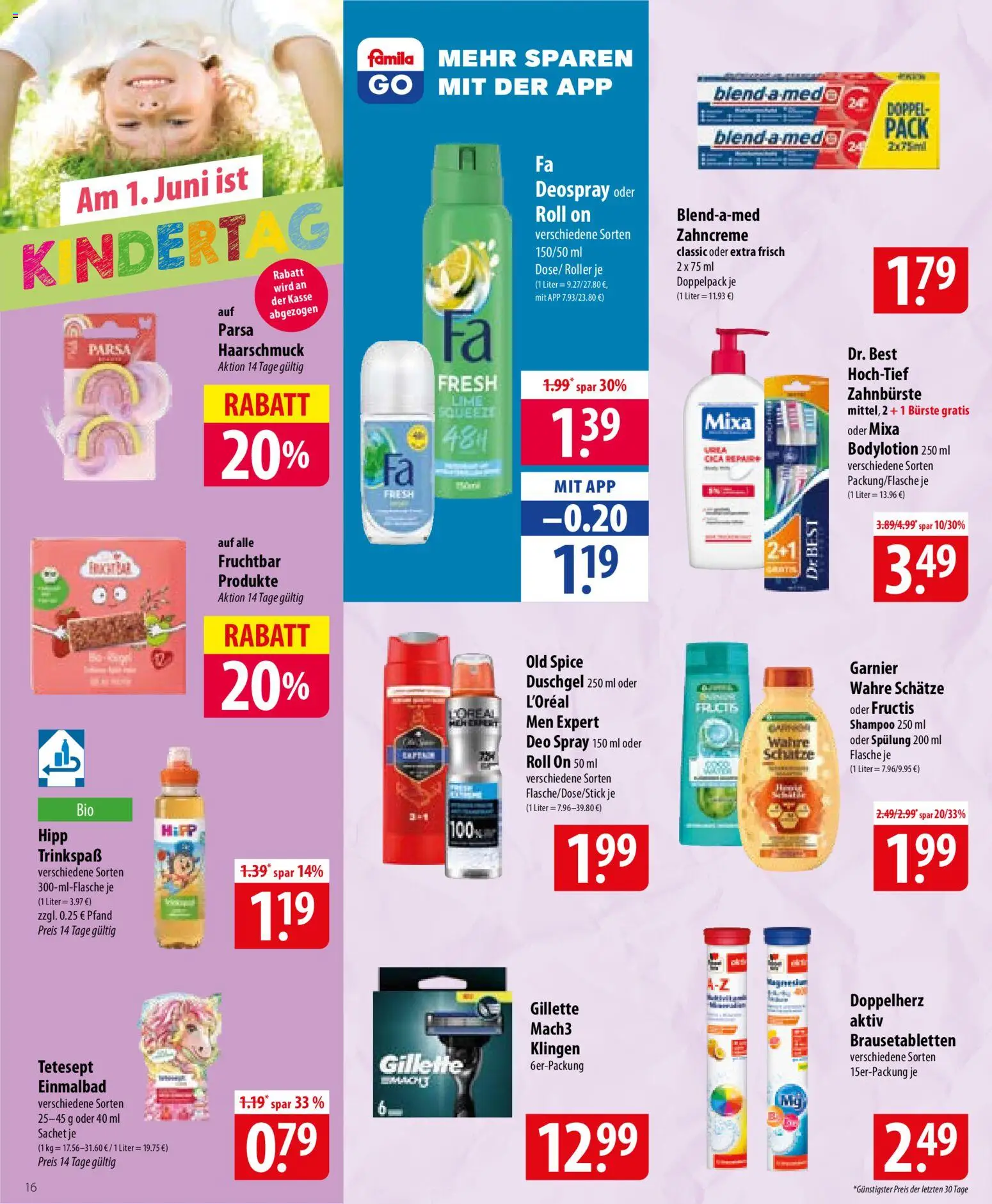 Famila Prospekt 	 – gültig ab 18.05.2026 | Seite: 16