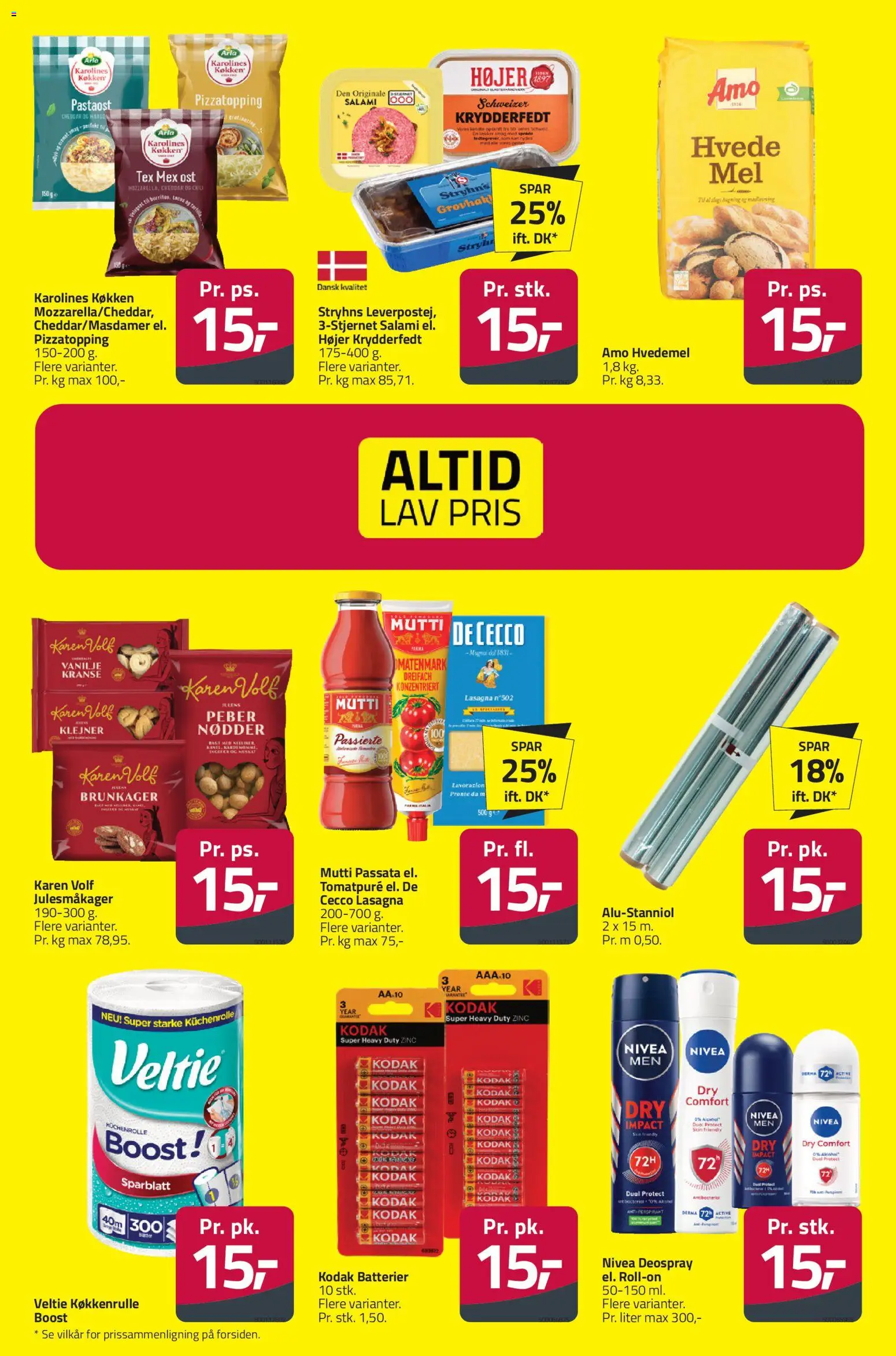 Fleggaard tilbudsavis – gyldig fra 21/10/2026 | Side: 51 | Produkter: Ost, Salami, Tomatpuré, Vanilje