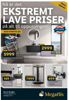 Forhåndsvisning av Megaflis kundeavis gyldig fra 01.06.2026