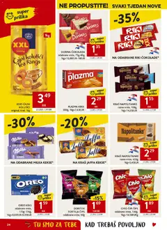 Konzum Katalog - Pregled kataloga iz trgovine Konzum, vrijedi od 26.08.2026 | Stranica: 24 | Proizvodi: Čajni kolutići, Oreo, Napolitanke, Čajno pecivo