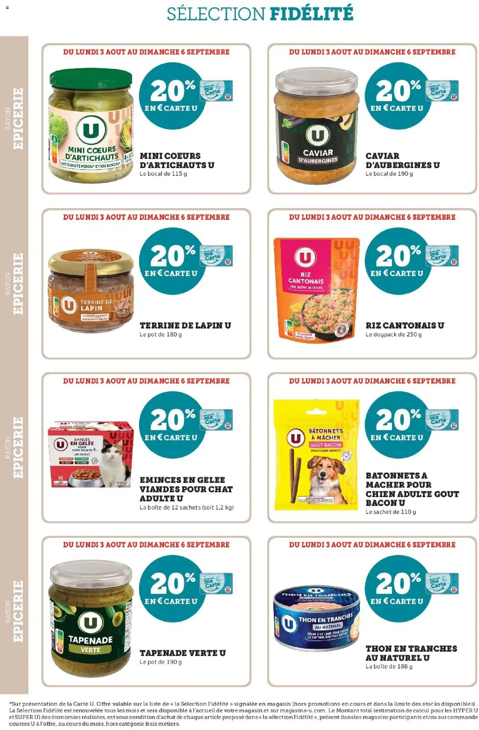 {H1} | Page: 10 | Produits: Lapin, Caviar, Thon, Oignons