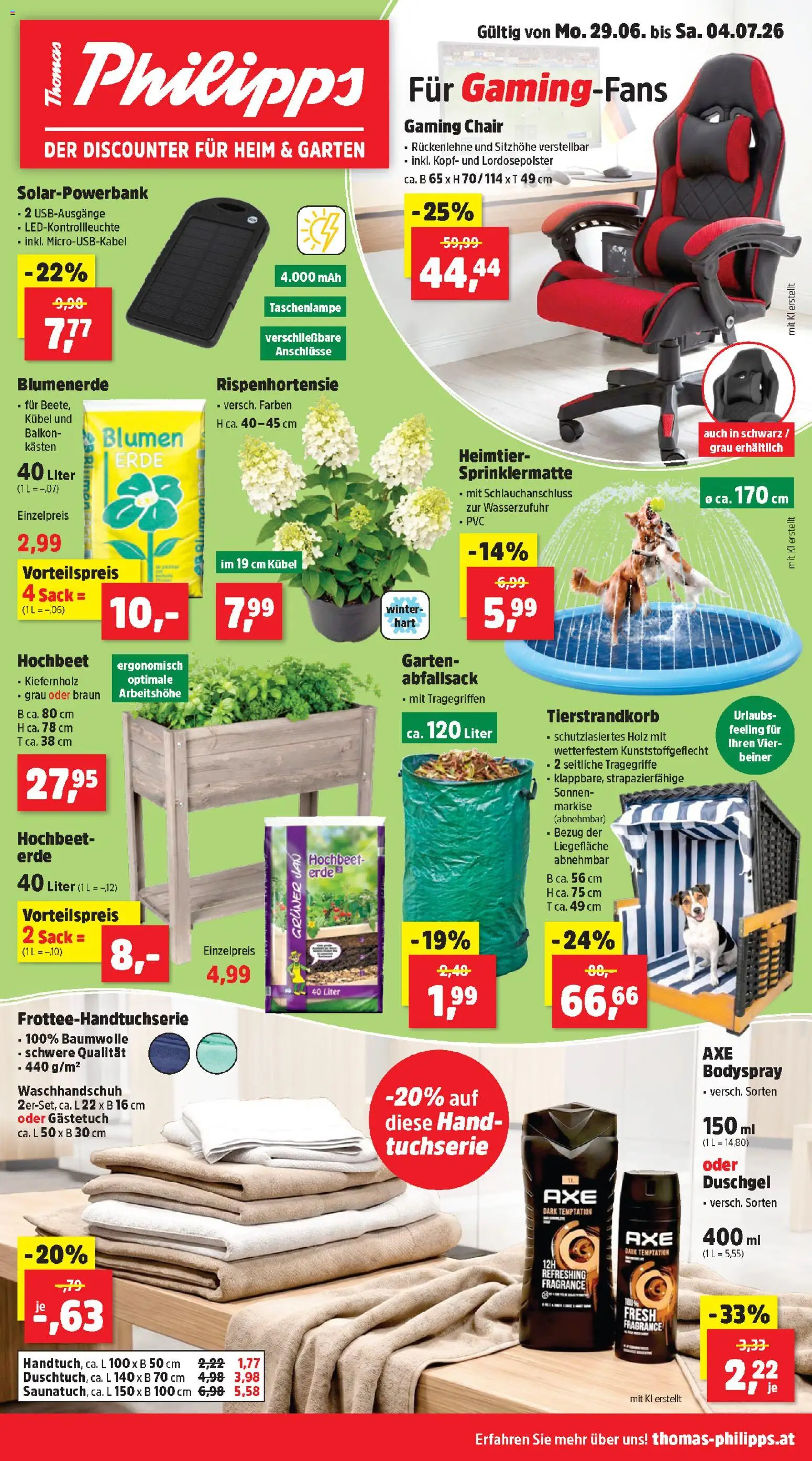 Thomas Philipps Flugblatt gültig ab 29.06.2026 | Seite: 1 | Produkte: Duschgel