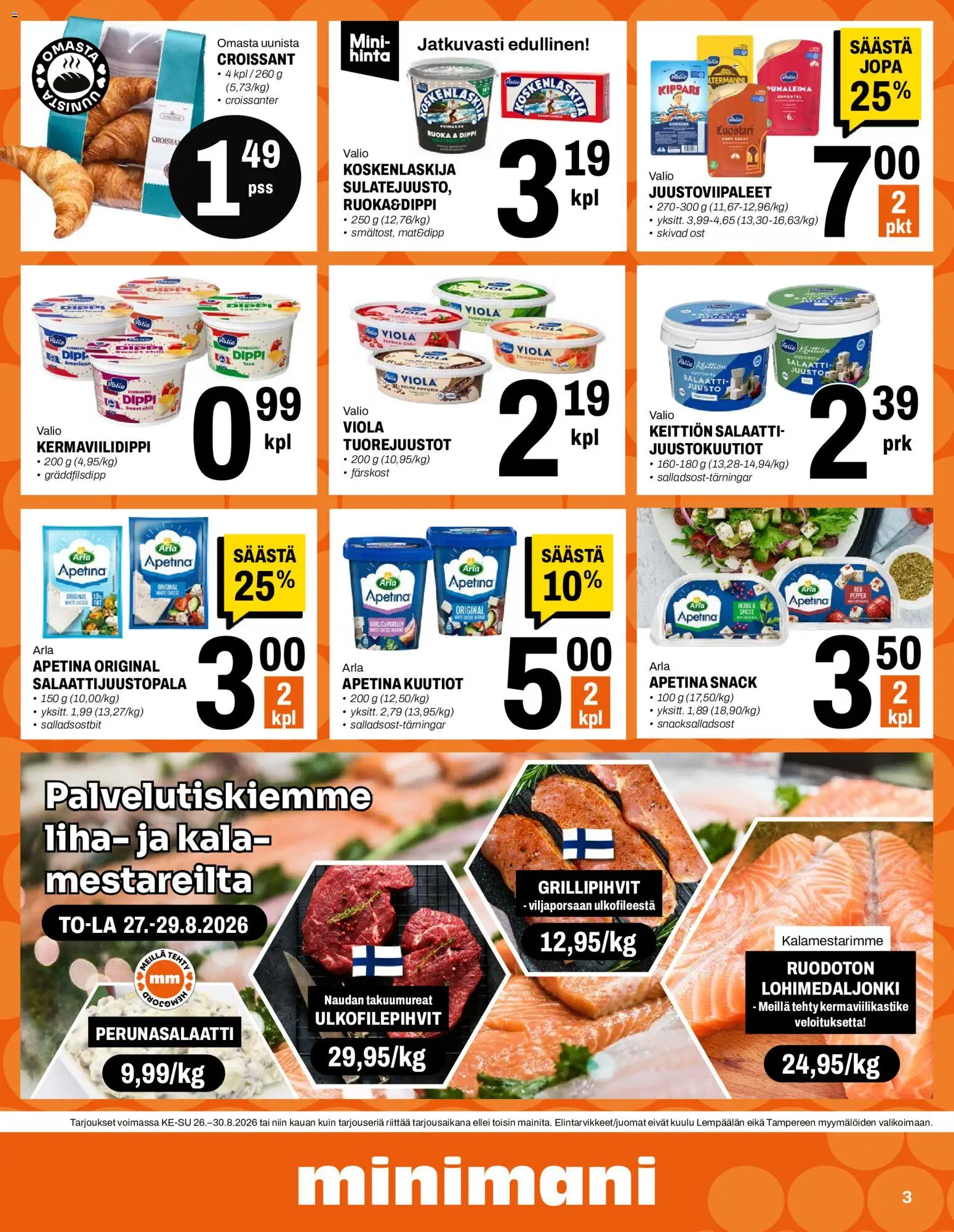 Minimani tarjoukset – voimassa 26/08/2026 alkaen | Sivu: 3