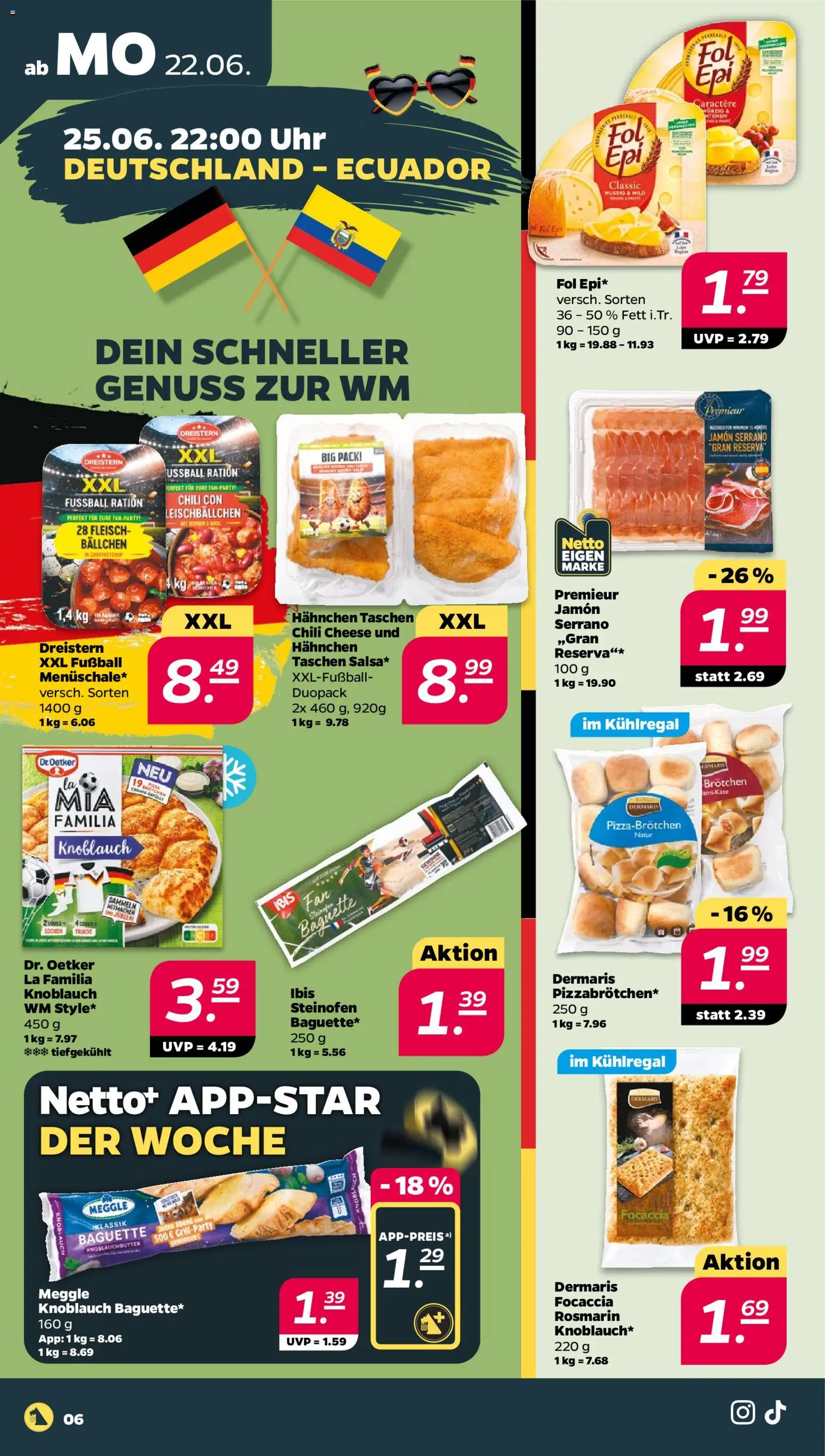 Netto Prospekt | 22.06.2026 | Wie erhält man einen begrenzten Rabatt? | Deutschland