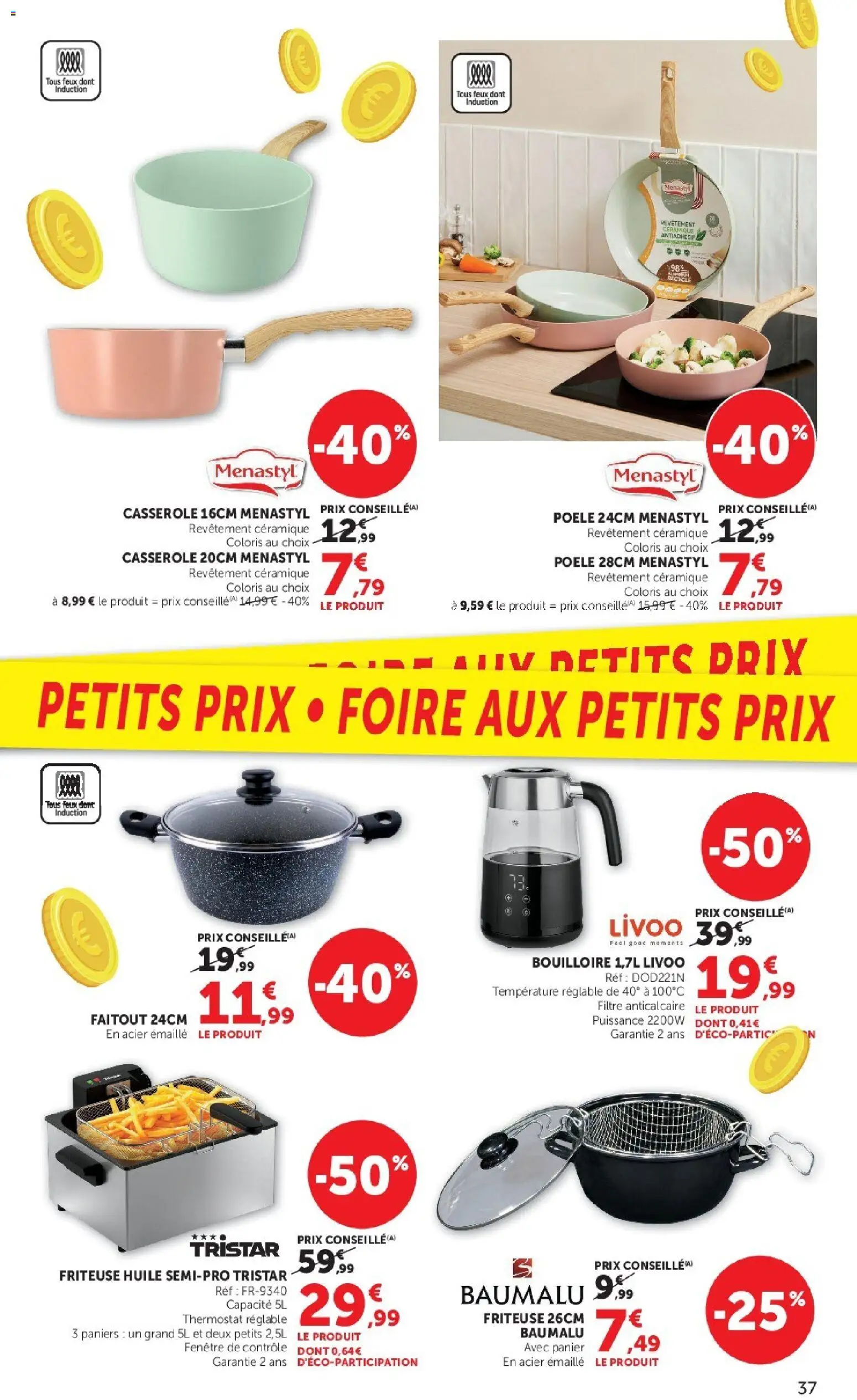 {H1} | Page: 37 | Produits: Filtre, Faitout, Friteuse, Casserole