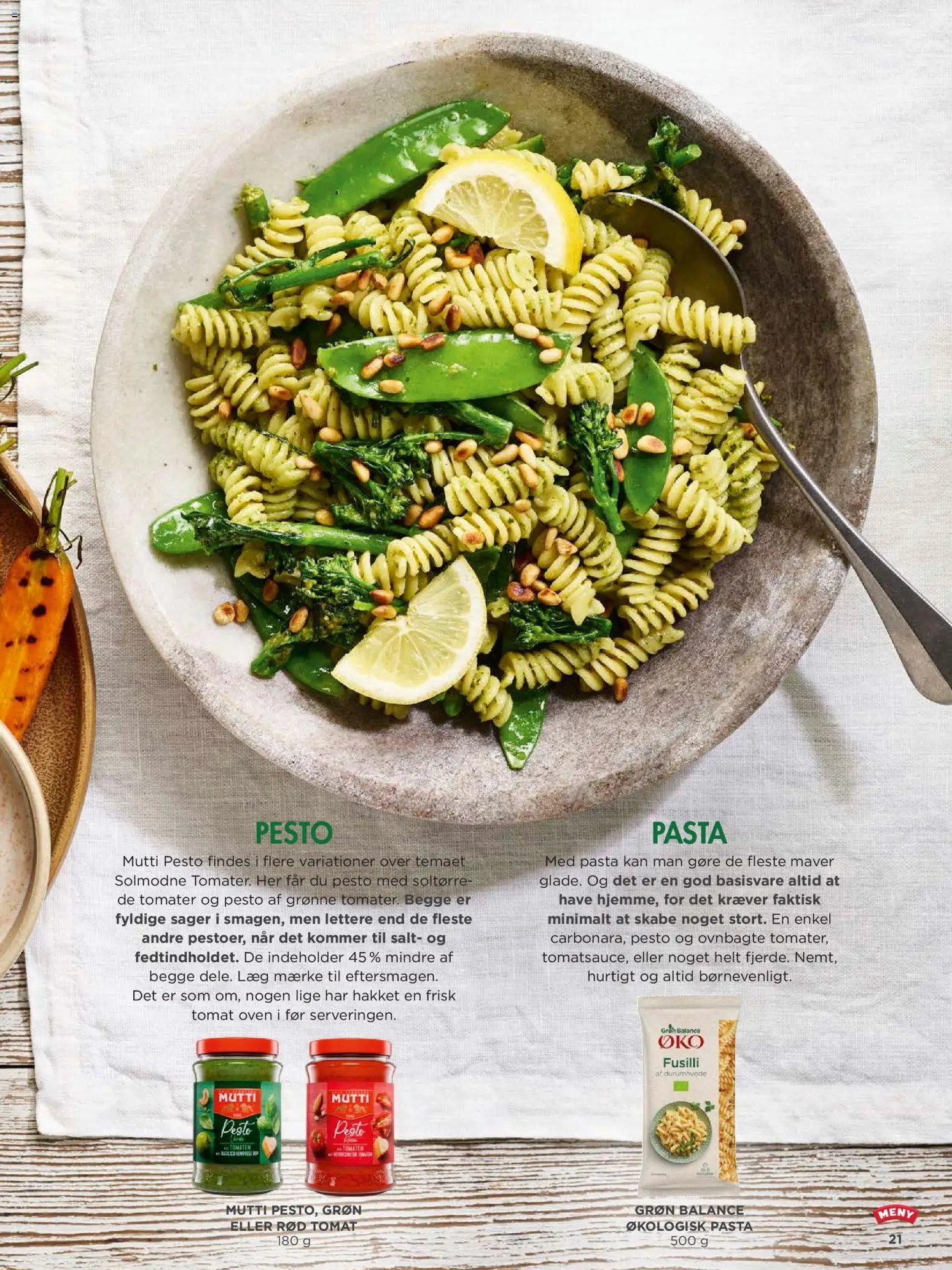 Meny tilbudsavis – gyldig fra 04.06.2026 | Side: 21 | Produkter: Tomater, Pasta, Salt, Søm