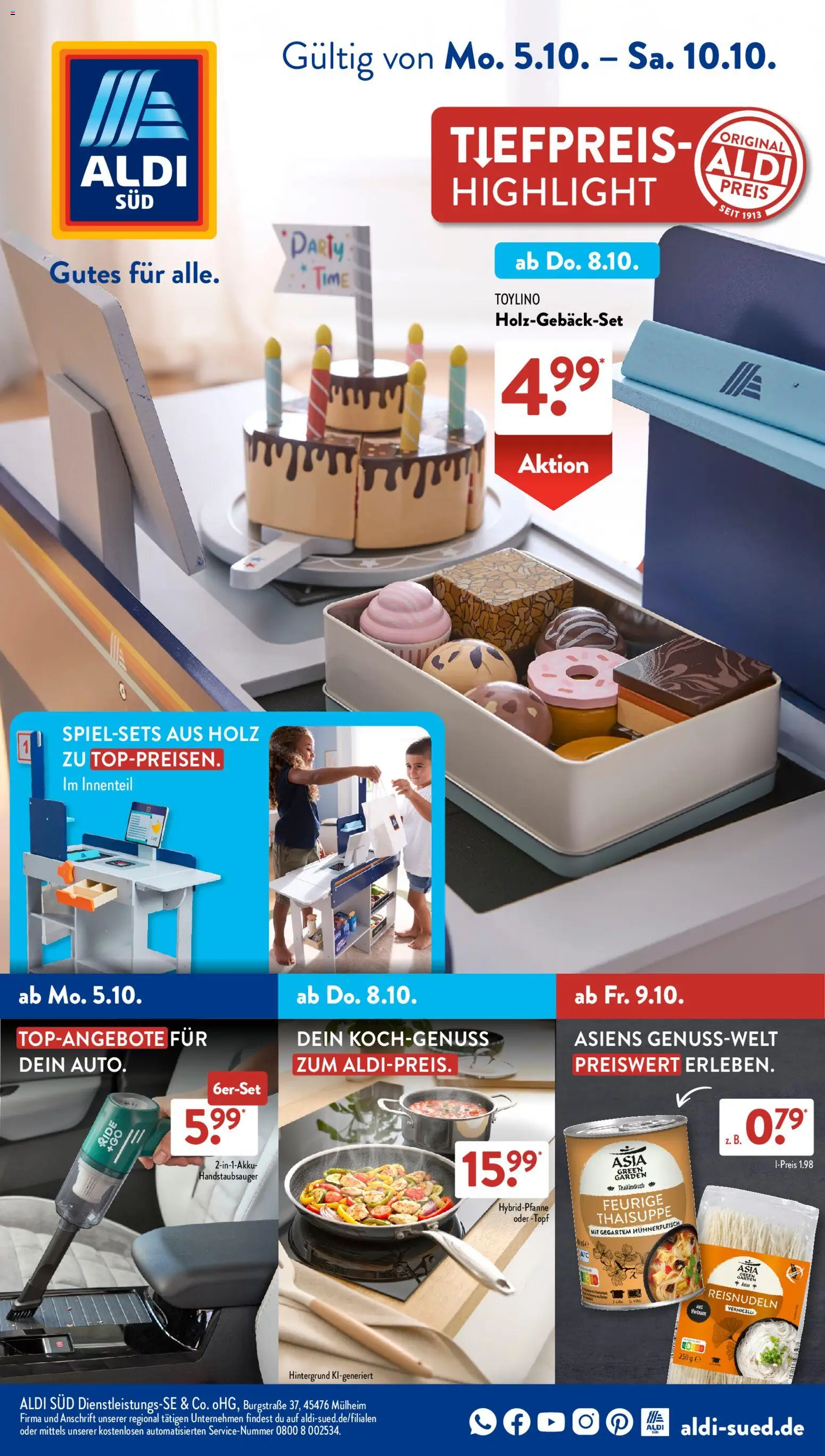 Aldi Süd Prospekt – gültig ab 05.10.2026 | Seite: 1