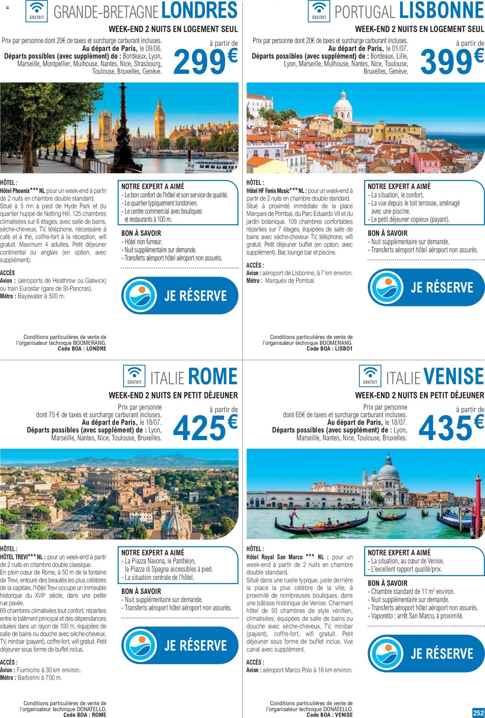 {H1} | Page: 252 | Produits: Buffet, Douche, San Marco, Café
