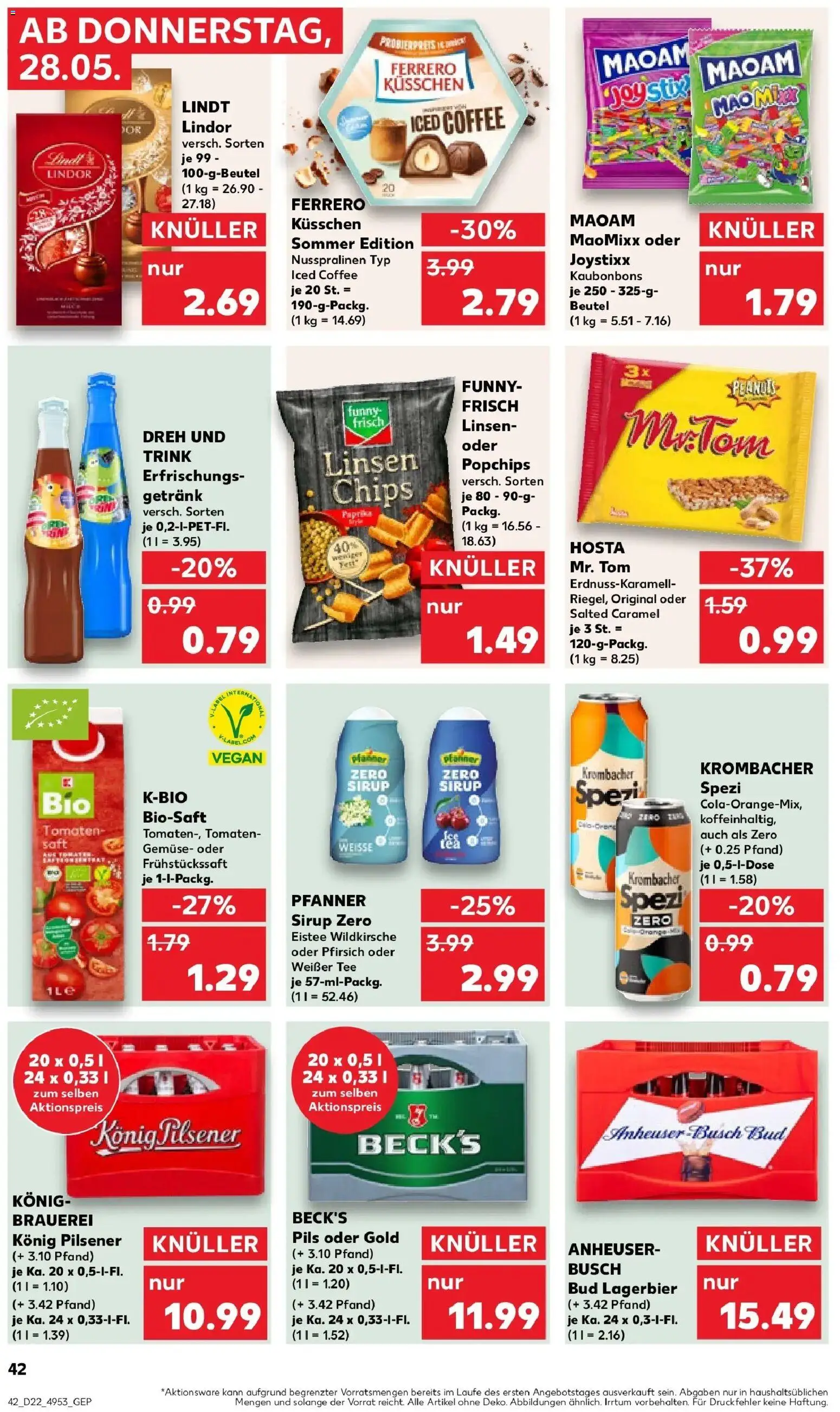 Kaufland Prospekt Dortmund – gültig ab 26.05.2026 | Seite: 47 | Produkte: Funny frisch, Tomaten, Sirup, Paprika