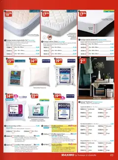 Maximo - Prévisualisation de Maximo catalogue valide à partir de 22.05.2026 | Page: 93 | Produits: Coton, Matelas, Oreiller, Douche