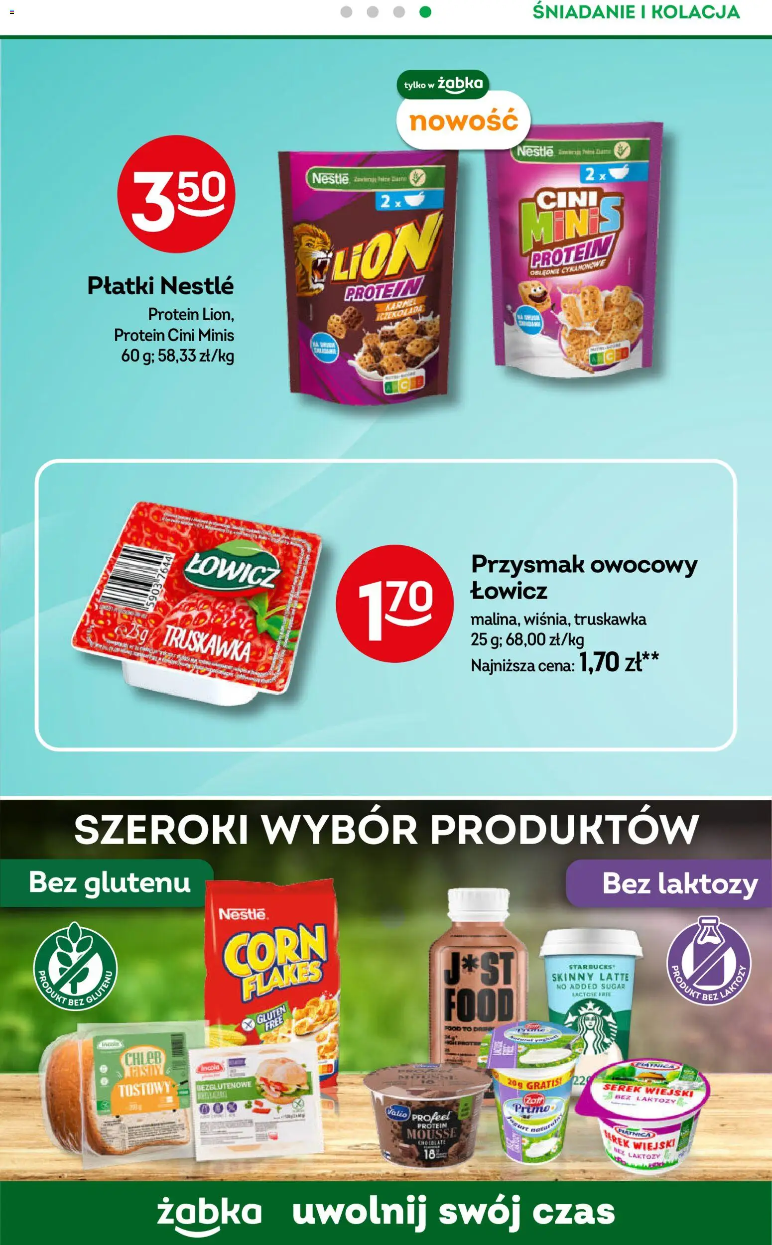 Żabka gazetka - Codzienne produkty od 29.07.2026 | Strona: 14 | Produkty: Valio, Serek wiejski, Chleb, Płatki