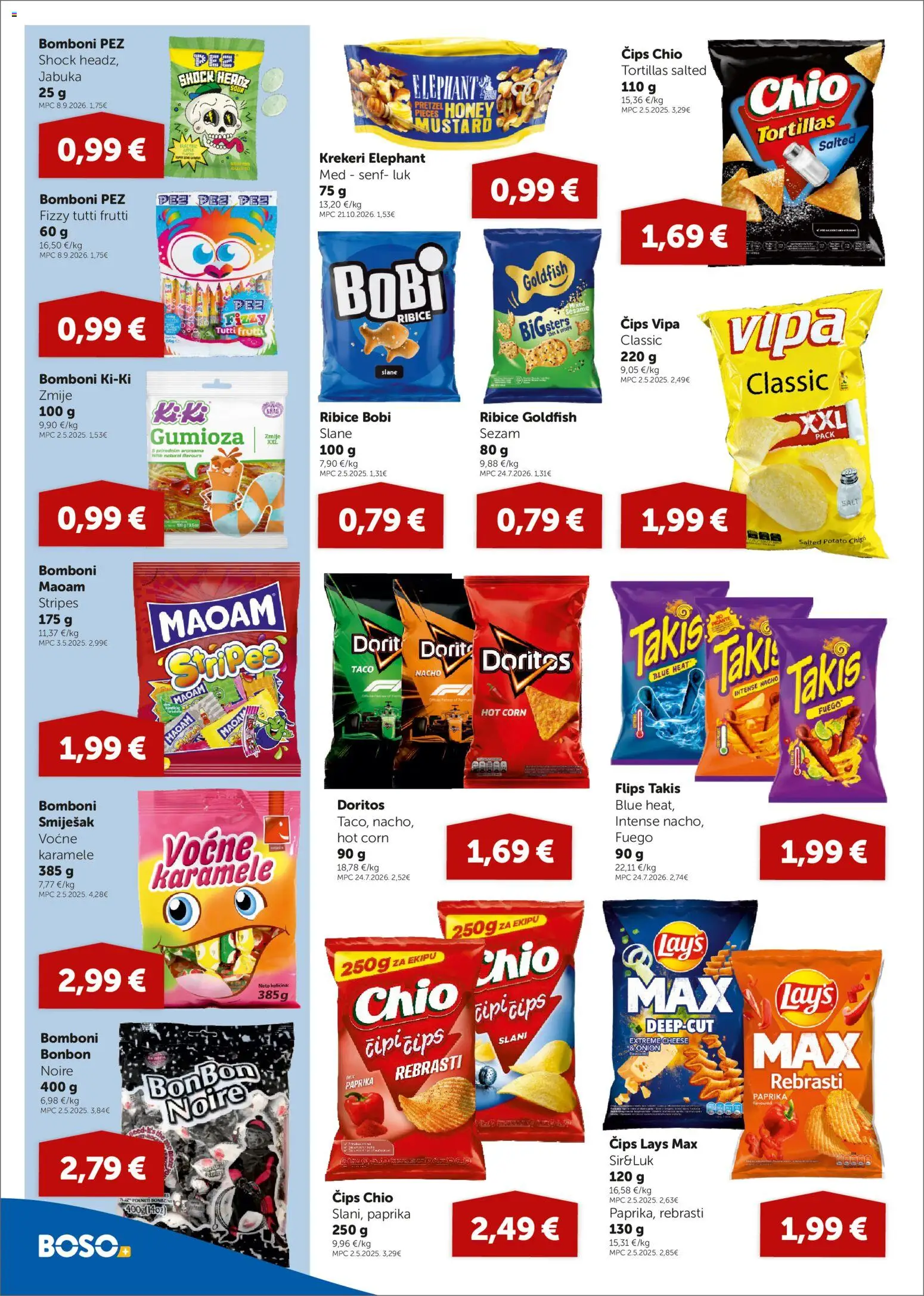 Boso katalog | vrijedi od 29.10.2026 | Stranica: 10 | Proizvodi: Flips, Chips, Med, Sezam