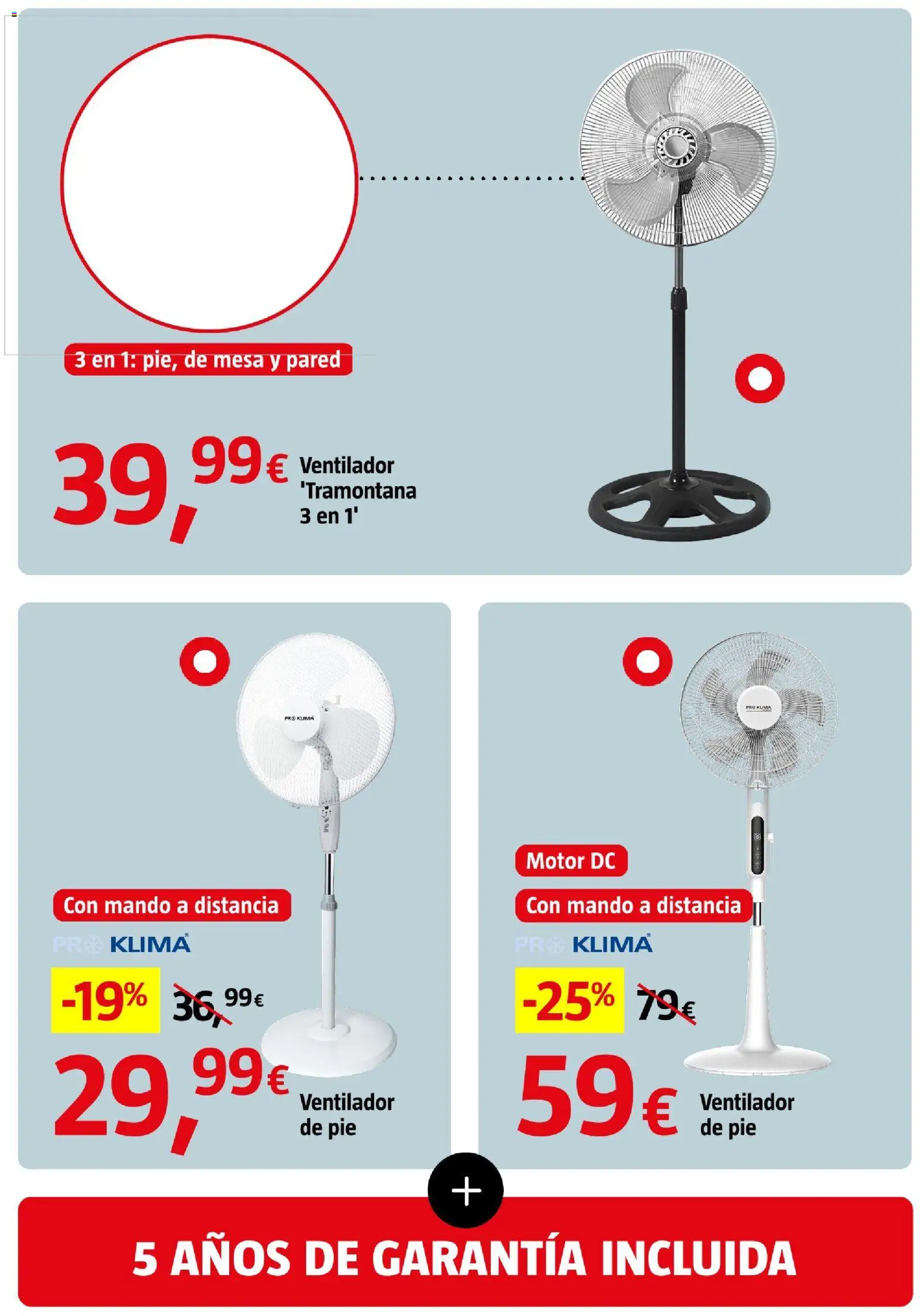 Bauhaus folleto │ válido desde el 23/07/2026 | Página: 61 | Productos: Ventilador, Ventilador de pie, Mesa