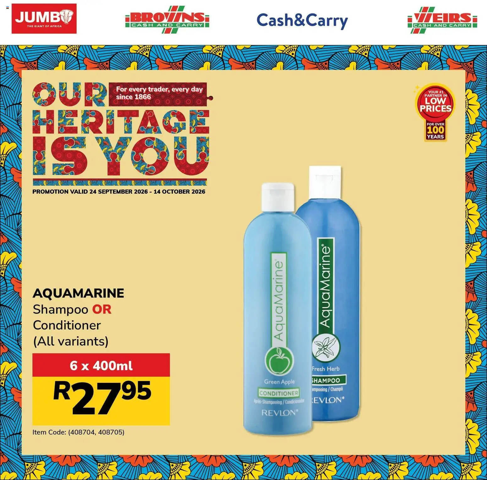 New Jumbo catalogue – valid from 08/10/2026 | Page: 14 | Products: Shampoo, Conditioner