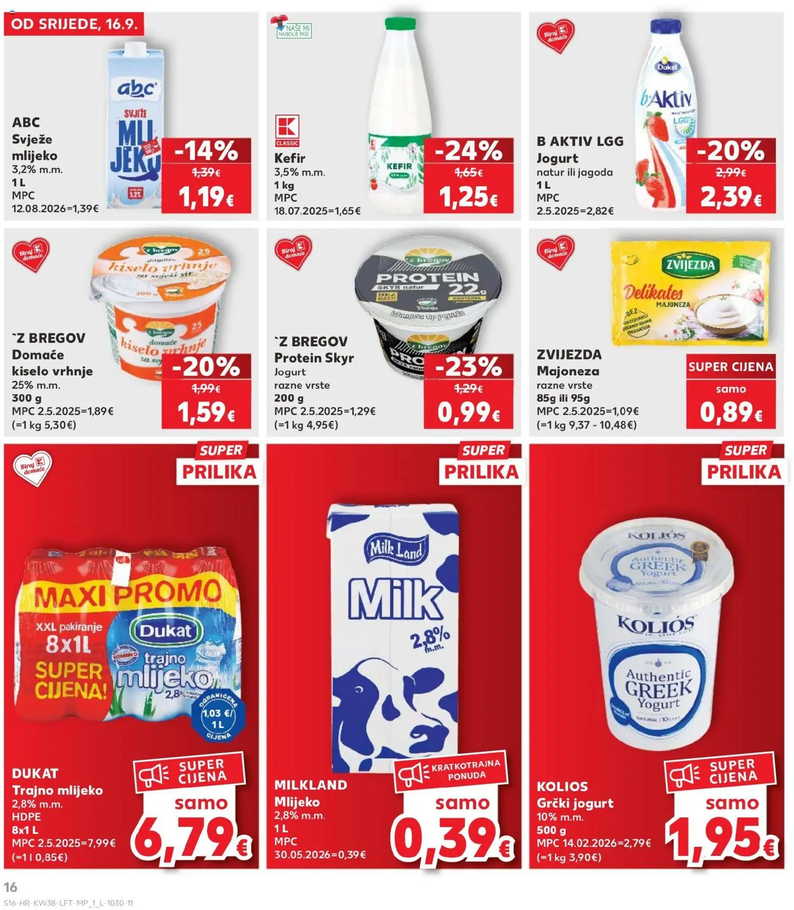 Kaufland katalog | vrijedi od 16.09.2026 | Stranica: 16